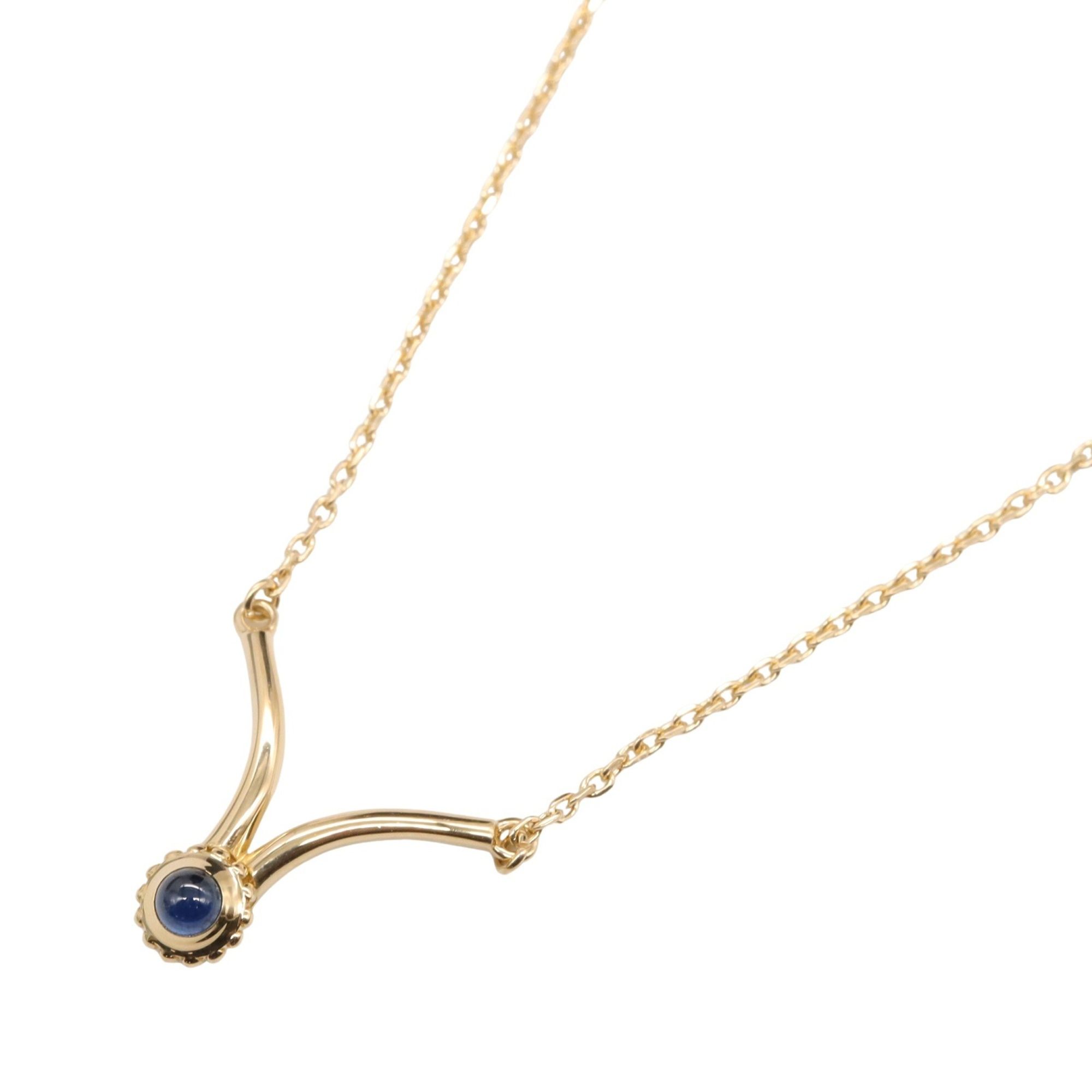 Cartier Sapphire Necklace, 18K Yellow Gold, Sapphire, Women's, Blue