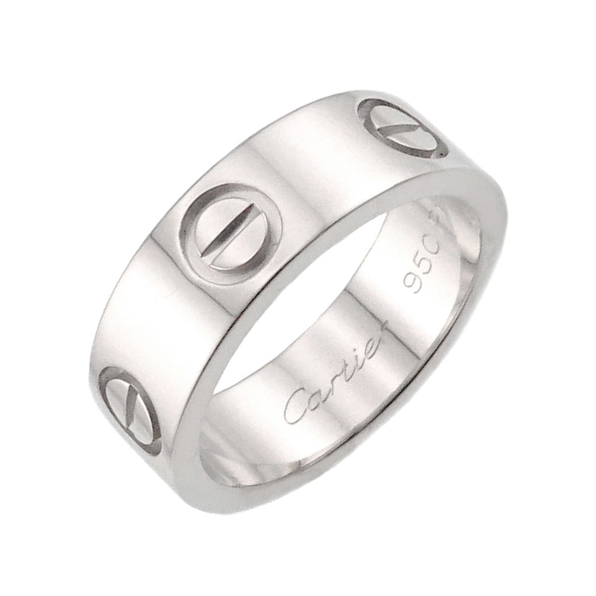 Cartier Love #47 Ring, Platinum