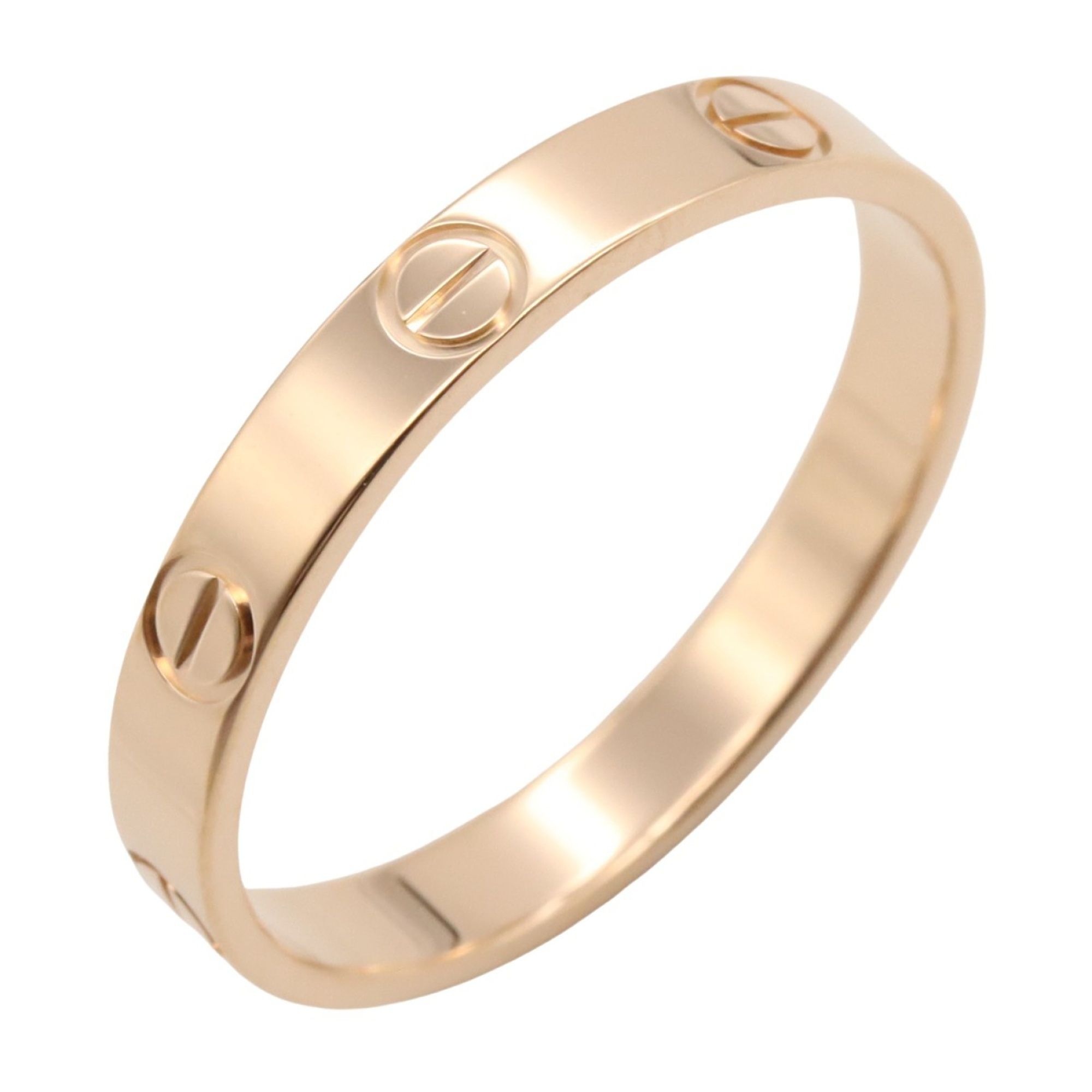Cartier Mini Love Ring, 18K Pink Gold, for Men and Women.