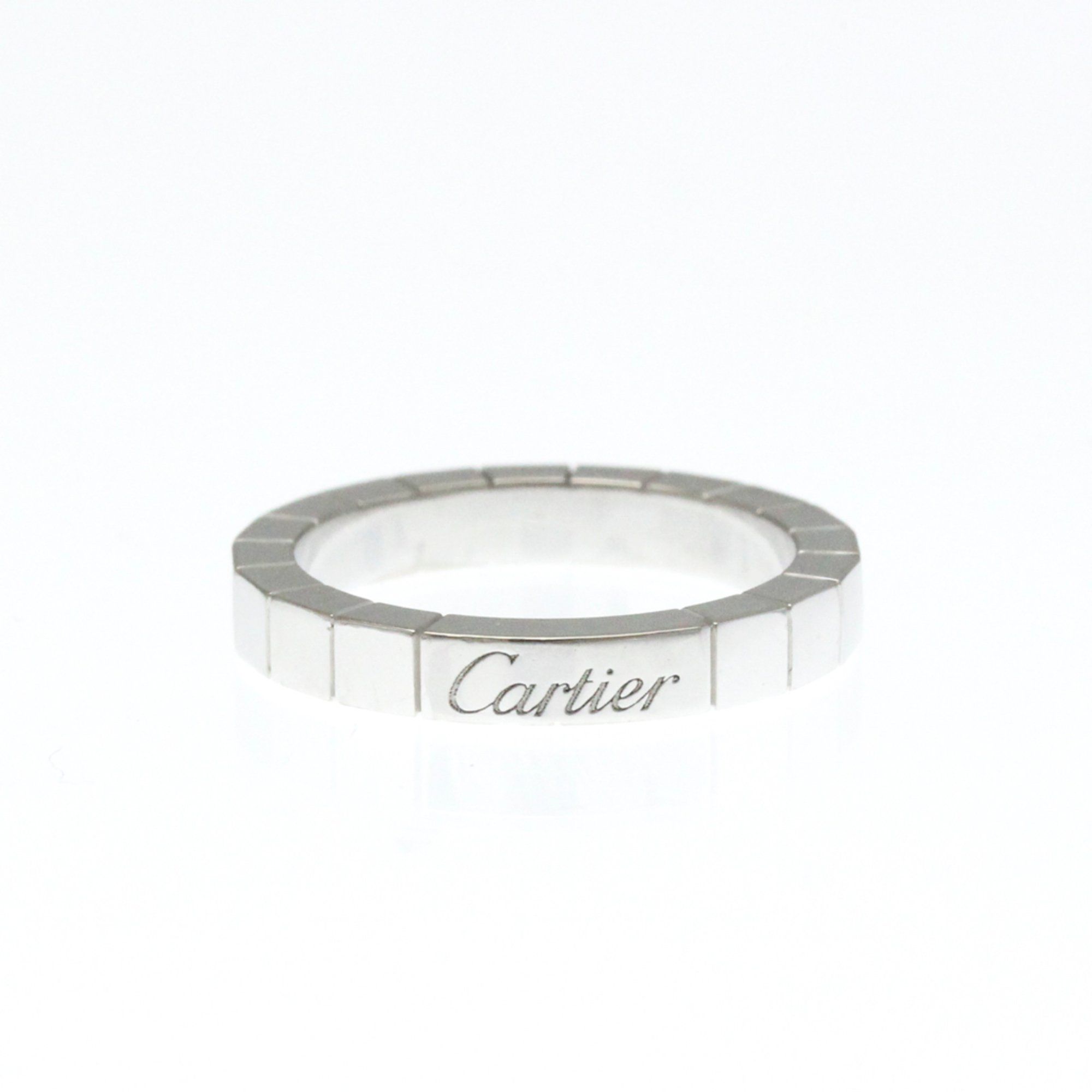 Cartier Lanieres White Gold (18K) Fashion No Stone Band Ring Silver