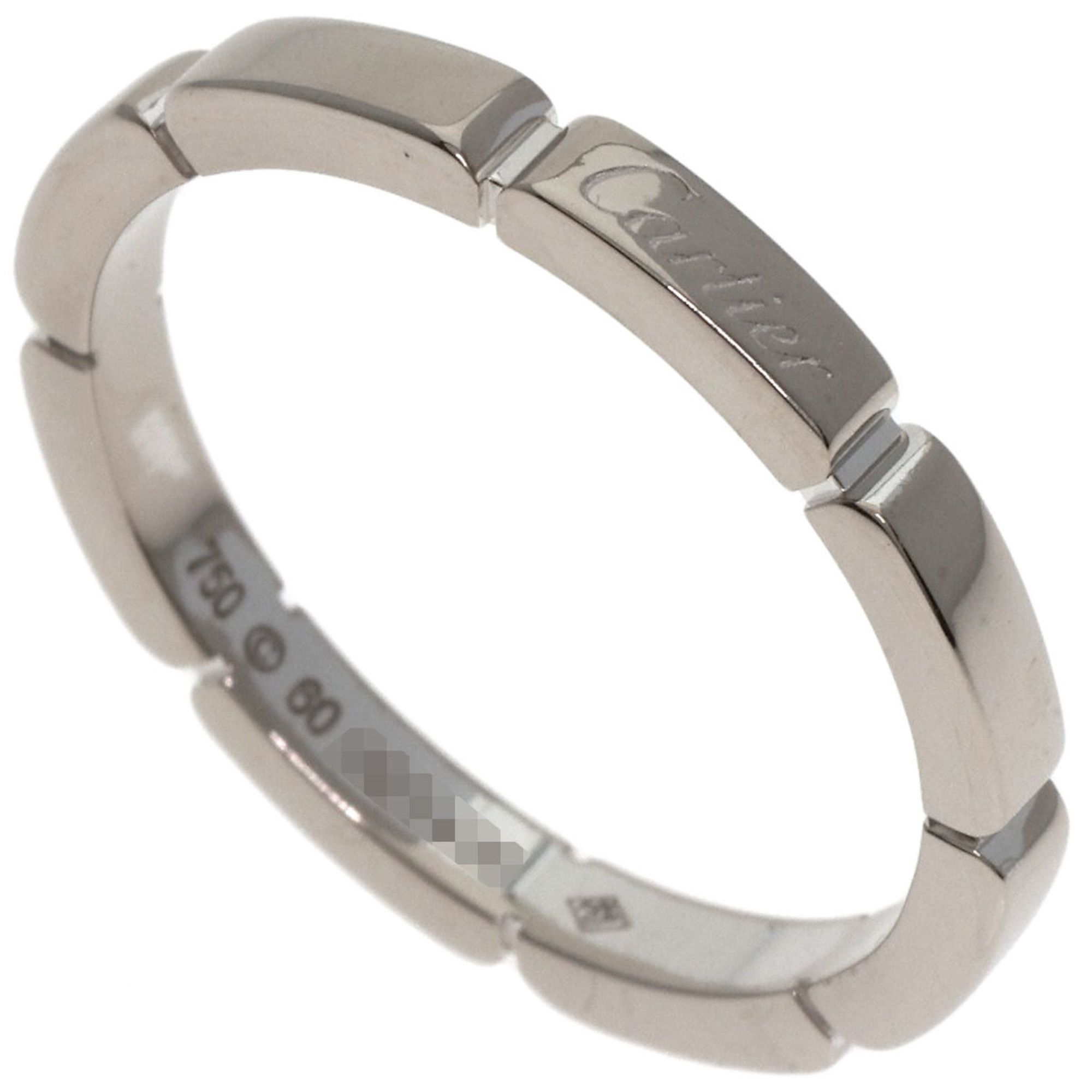 Cartier Maillon Panthère #60 Ring in 18K White Gold for Men and Women