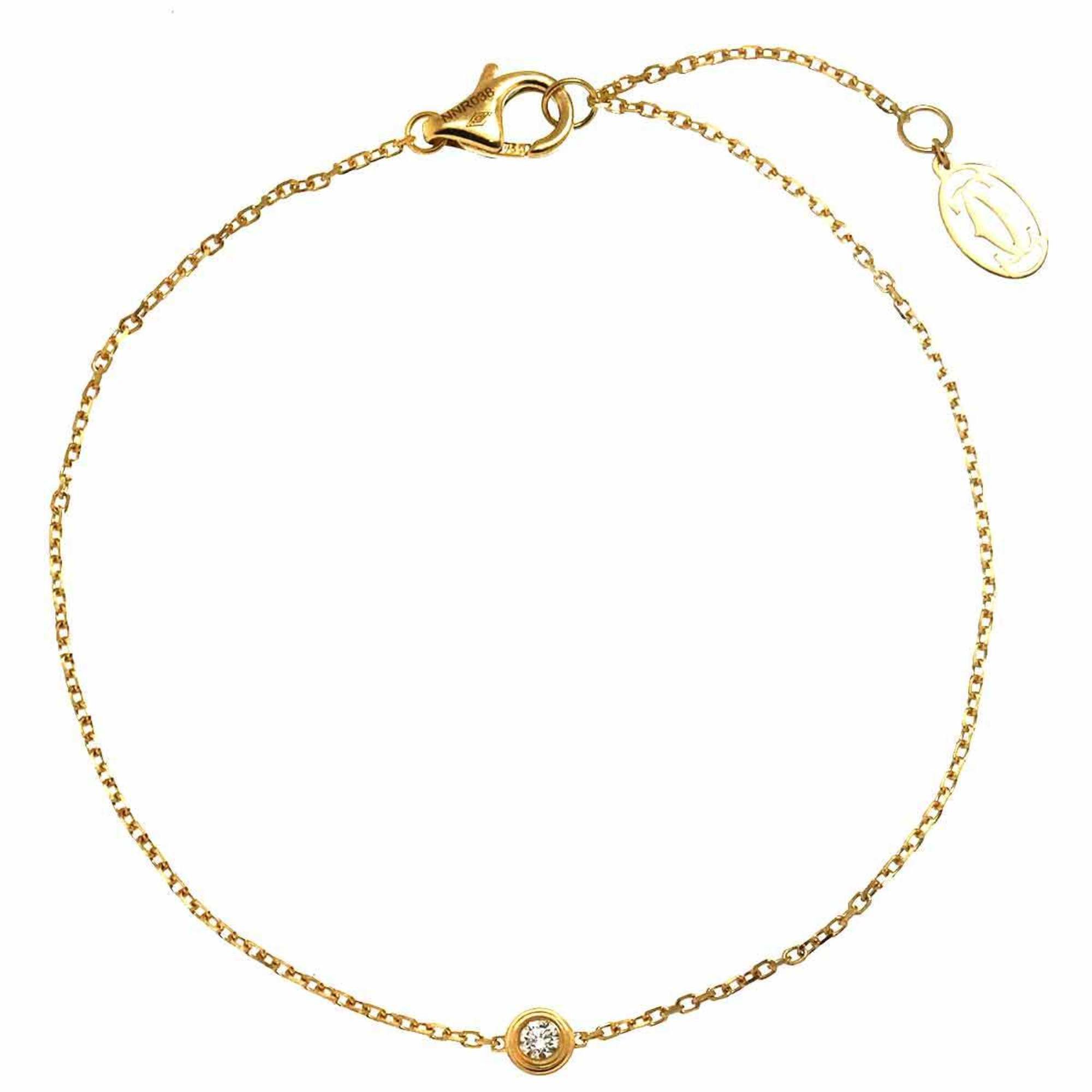 Cartier d'Amour Bracelet, XS, 18cm, Diamond, 18K Yellow Gold 750, Diamant Léger Bracelet
