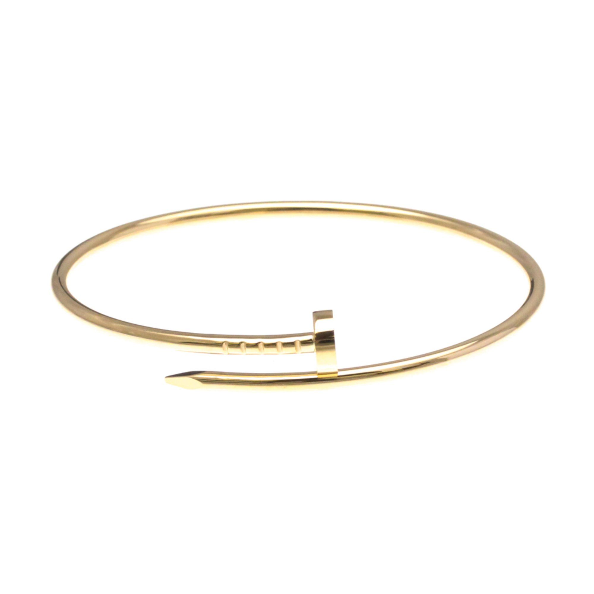 Cartier Juste Un Clou Pink Gold (18K) No Stone Charm Bracelet Pink Gold