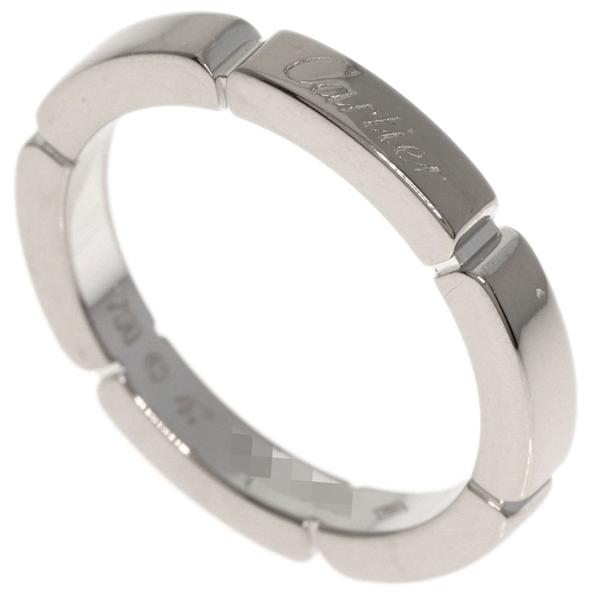 Cartier Maillon Panthère #47 Ring, 18K White Gold, Women's