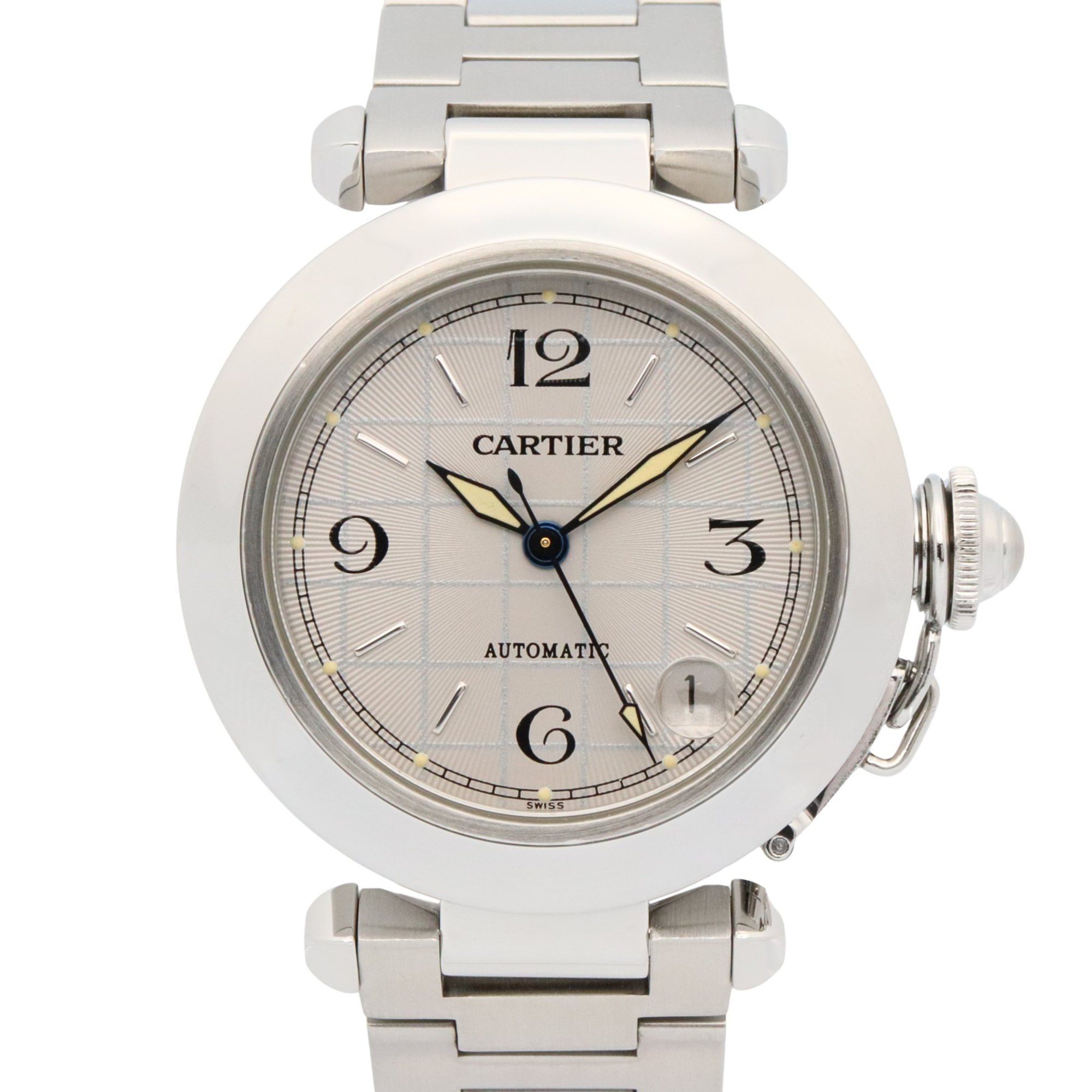 Cartier Pasha C Watch, Stainless Steel, Boys, Gray, W31023M7