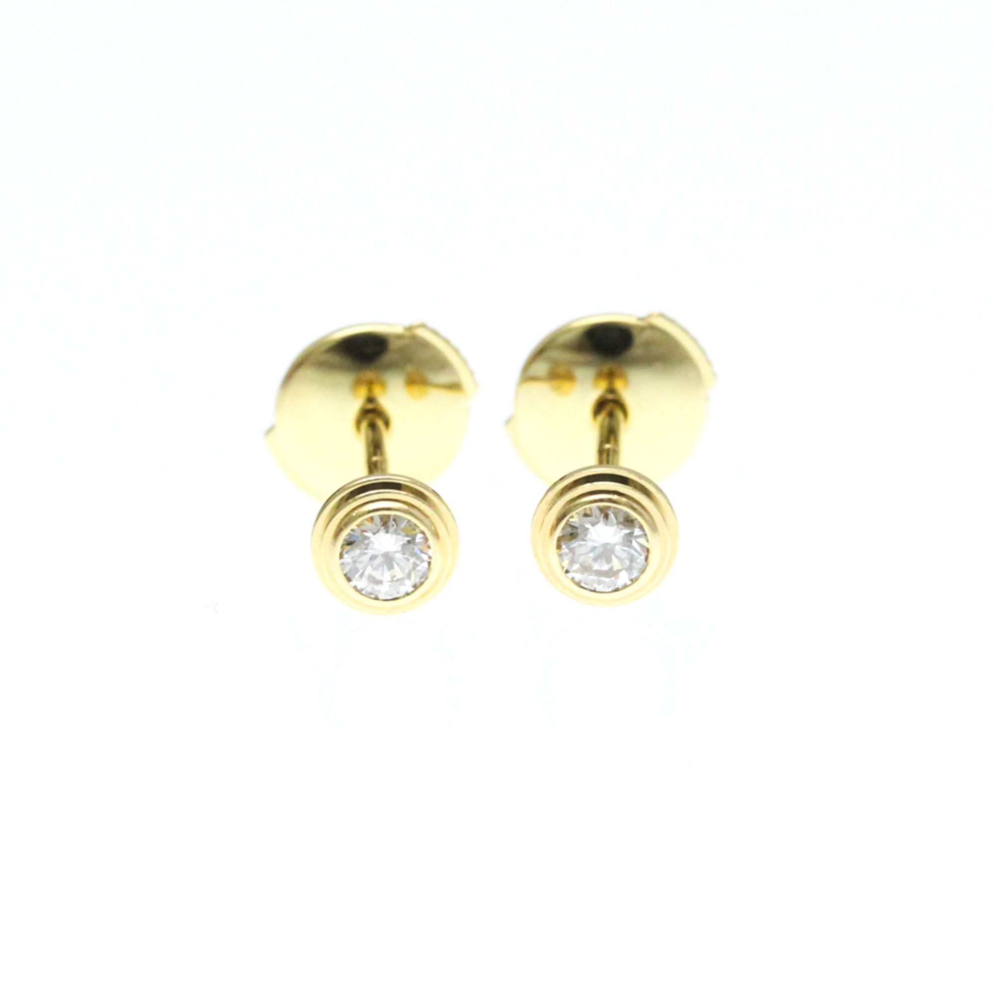 Cartier D'Amour SM Piercings Diamond Yellow Gold (18K) Stud Earrings Carat/0.18 Gold