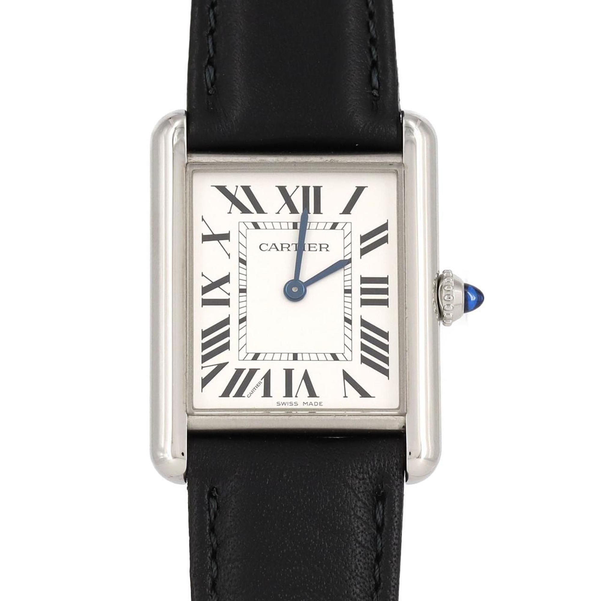 Cartier Tank Must LM WSTA0059 SS Solar Watch Quartz