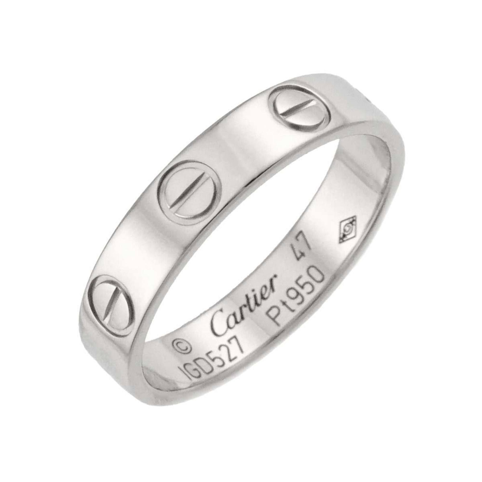 Cartier Mini Love #47 Ring, Platinum