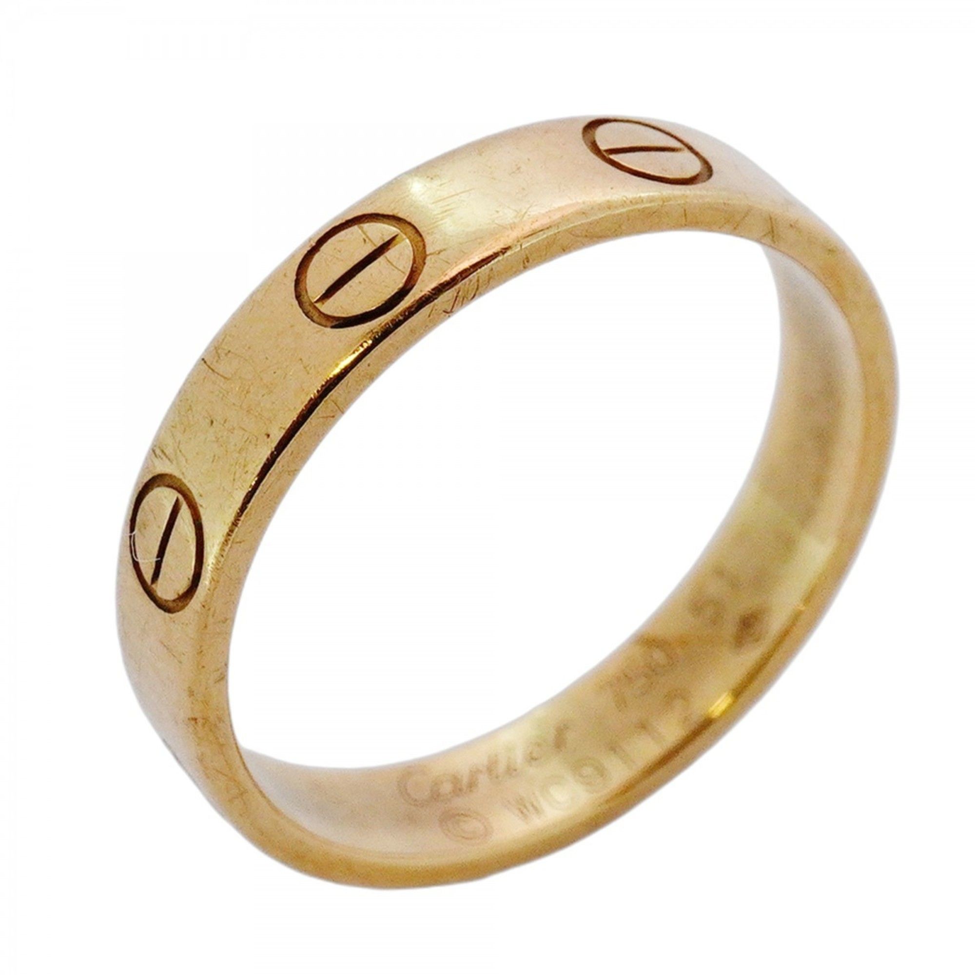 Cartier Mini Love Ring, 18KYG Yellow Gold, #51, Women's