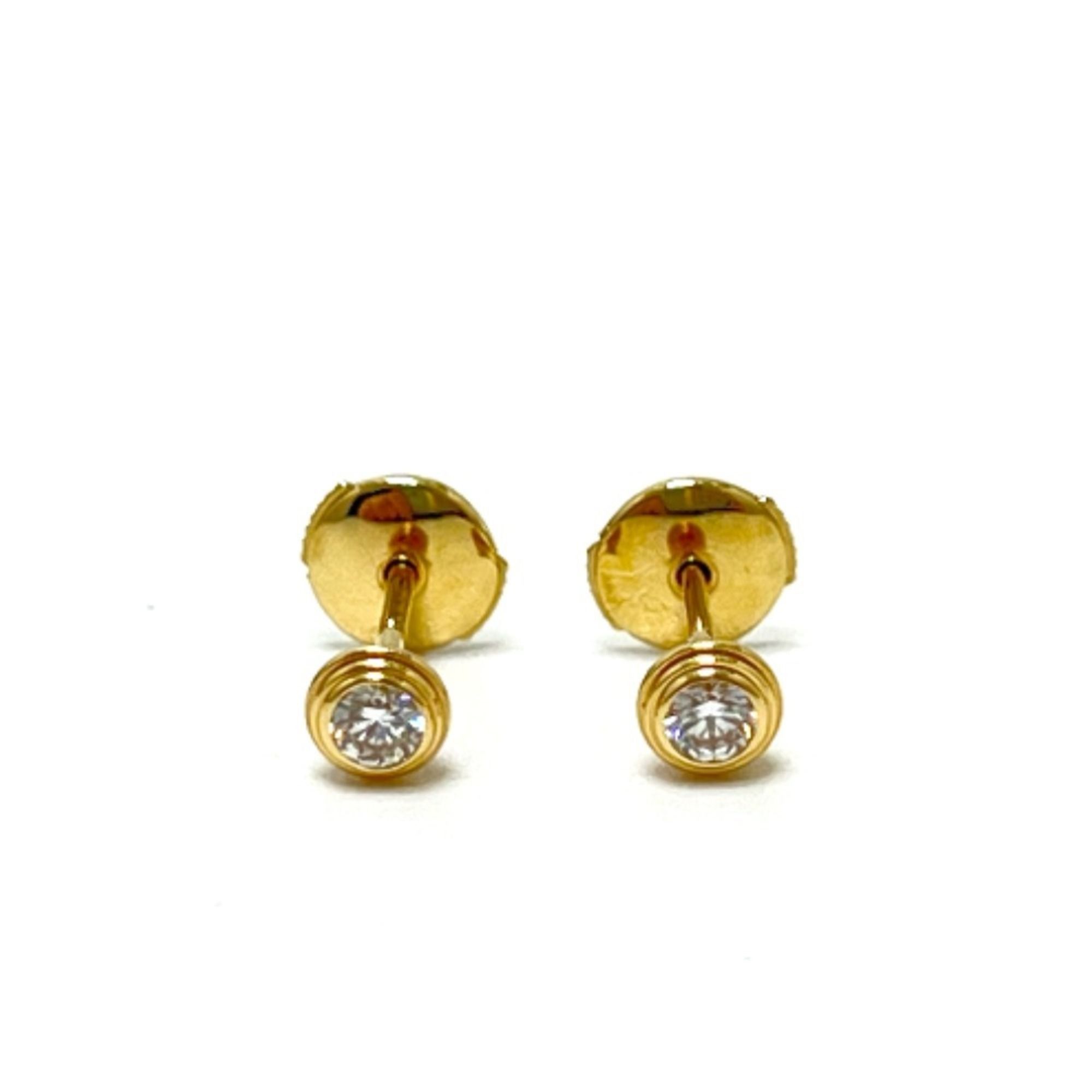 CARTIER Cartier D'Amour SM Diamant Legend 2P Diamond Earrings in 18KYG Yellow Gold for Women
