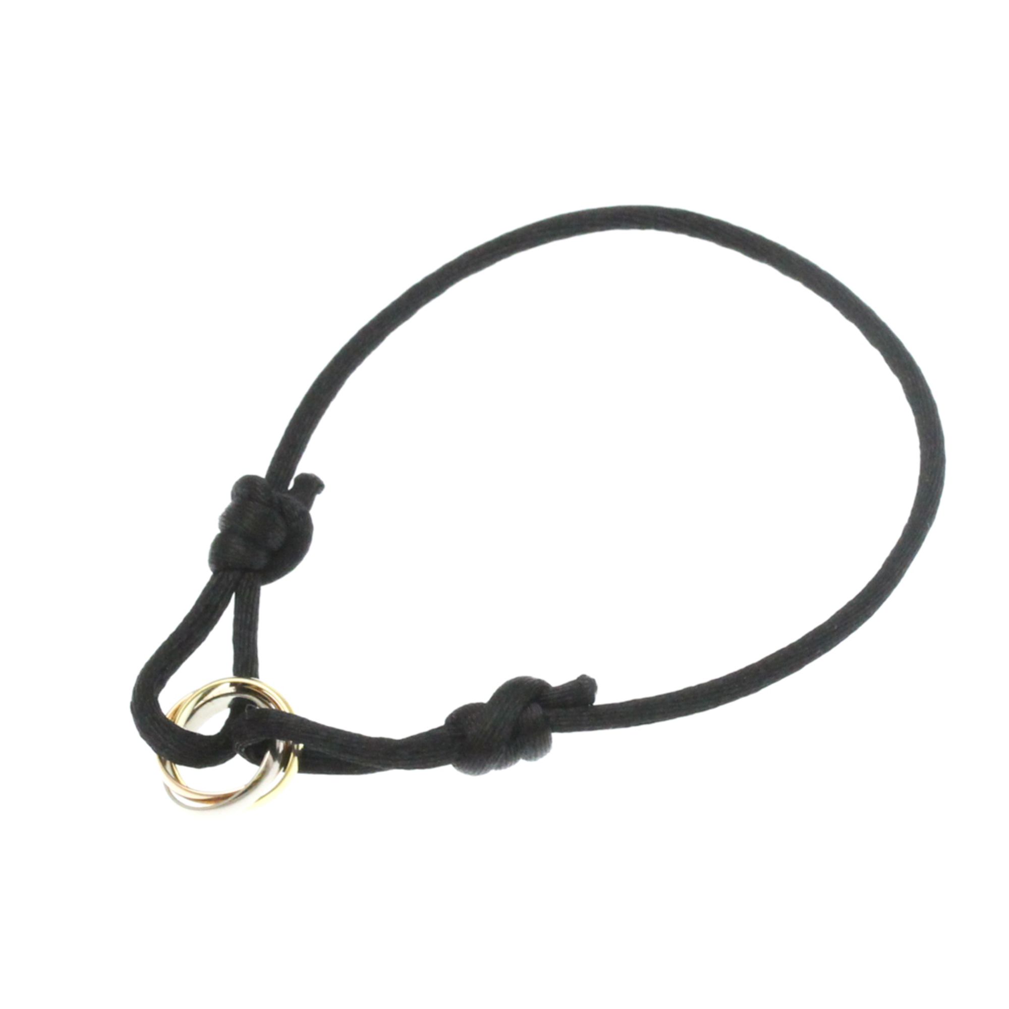 Cartier Trinity Cord Bracelet Yellow Gold (18K),Pink Gold (18K),White Gold (18K),Cotton No Stone Cha
