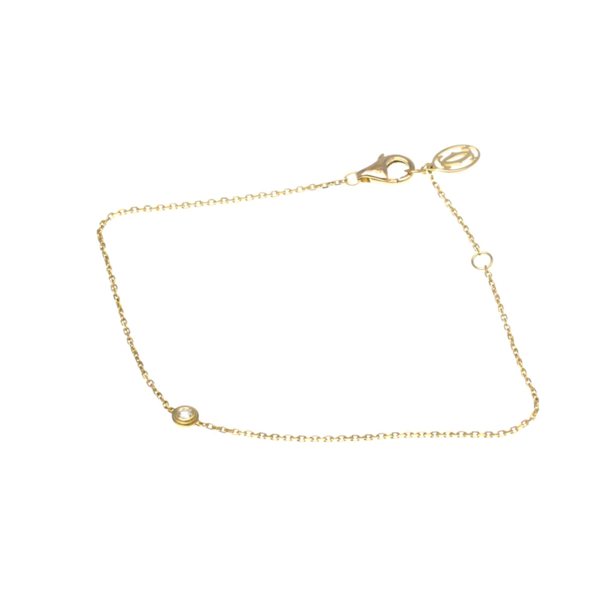 Cartier D'Amour Bracelet XS Pink Gold (18K) Diamond Charm Bracelet Pink Gold