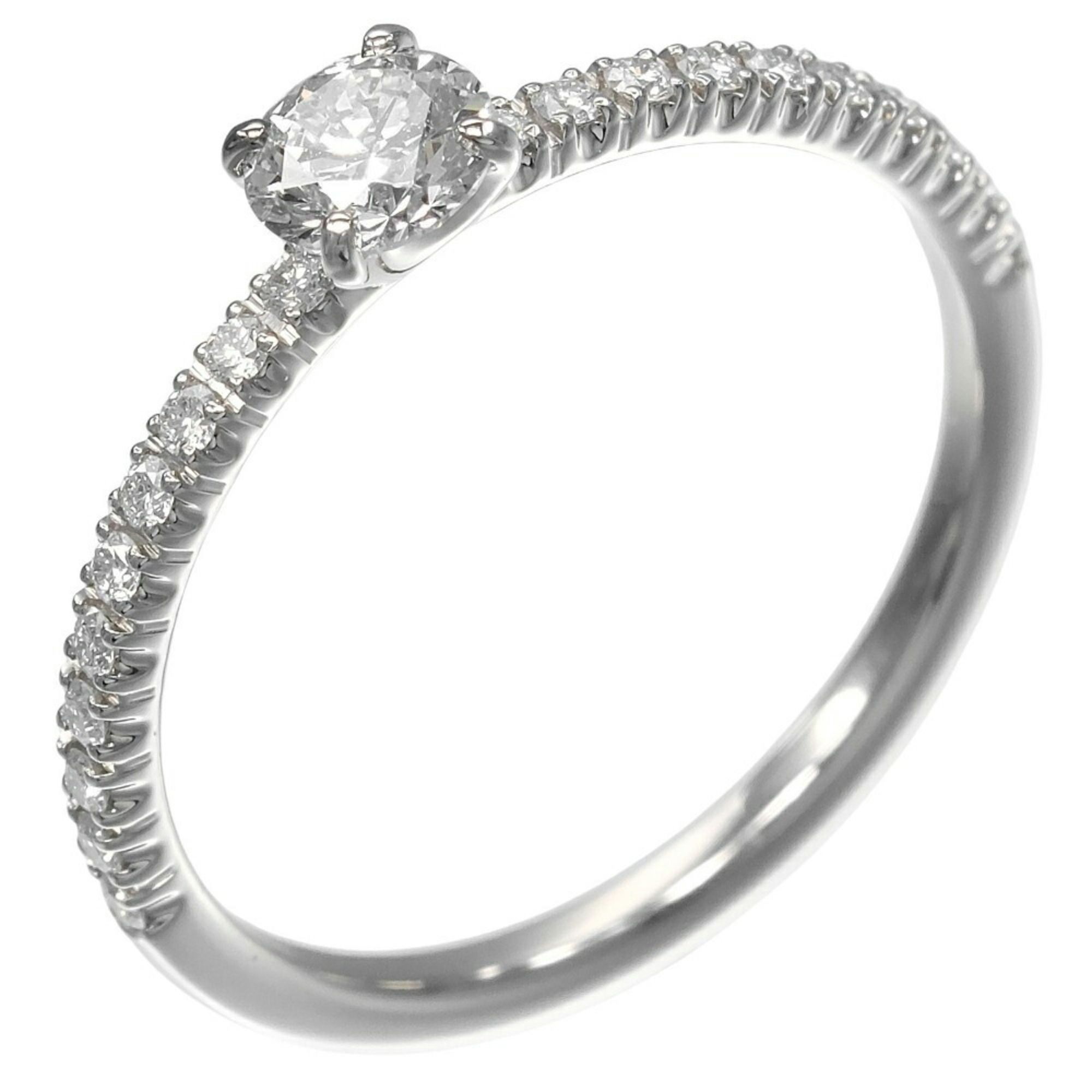 Cartier Etincel de ring, size 7, Pt950 platinum with diamonds, approximately 1.7g