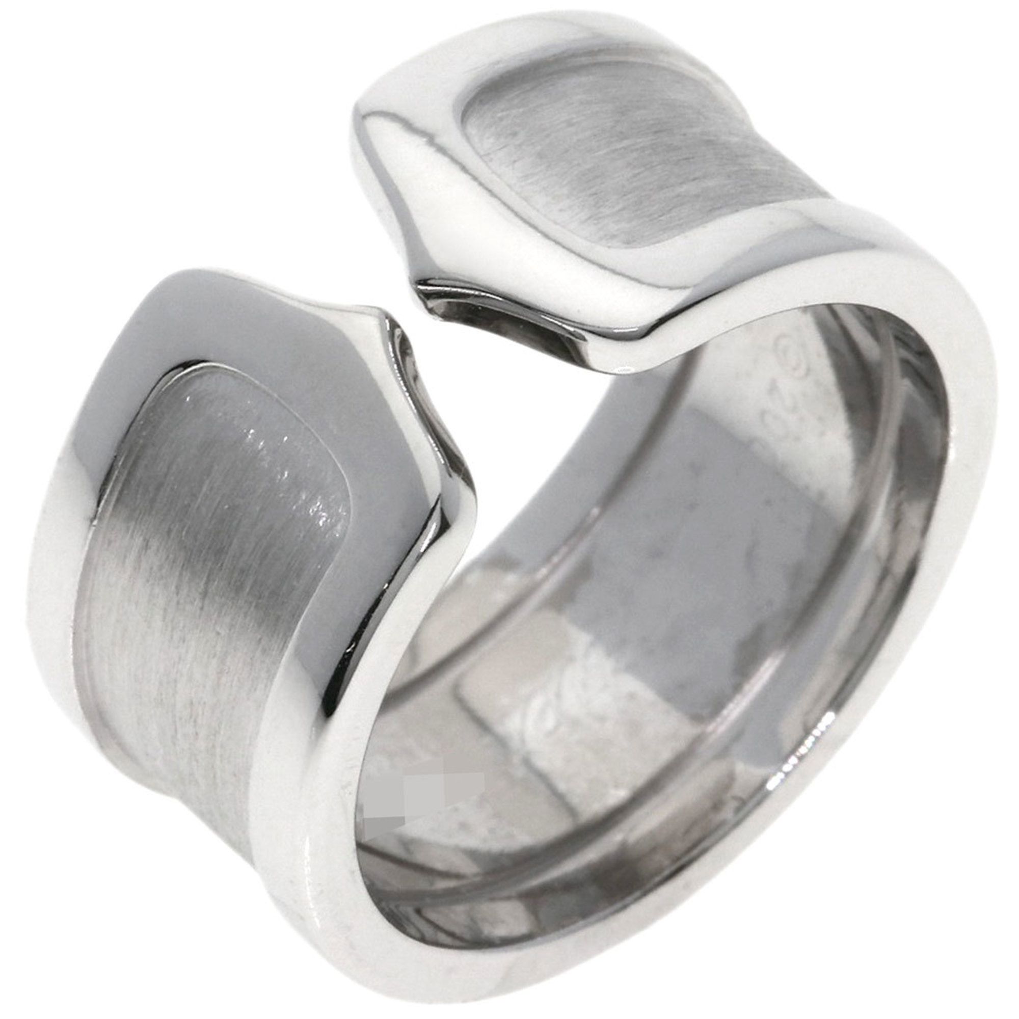 Cartier C2 #53 Ring, 18K White Gold, Women's