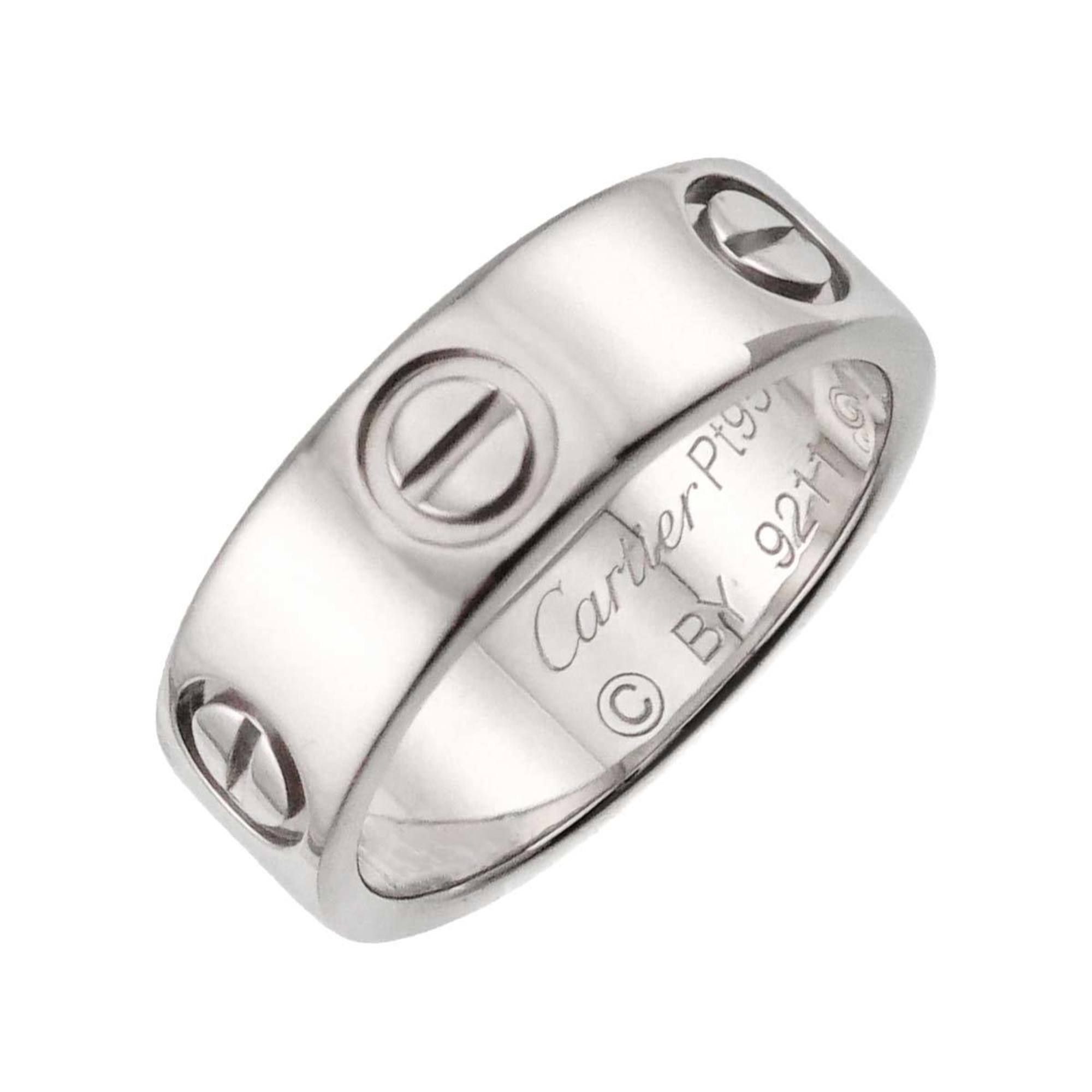 Cartier Love #48 Ring, Platinum