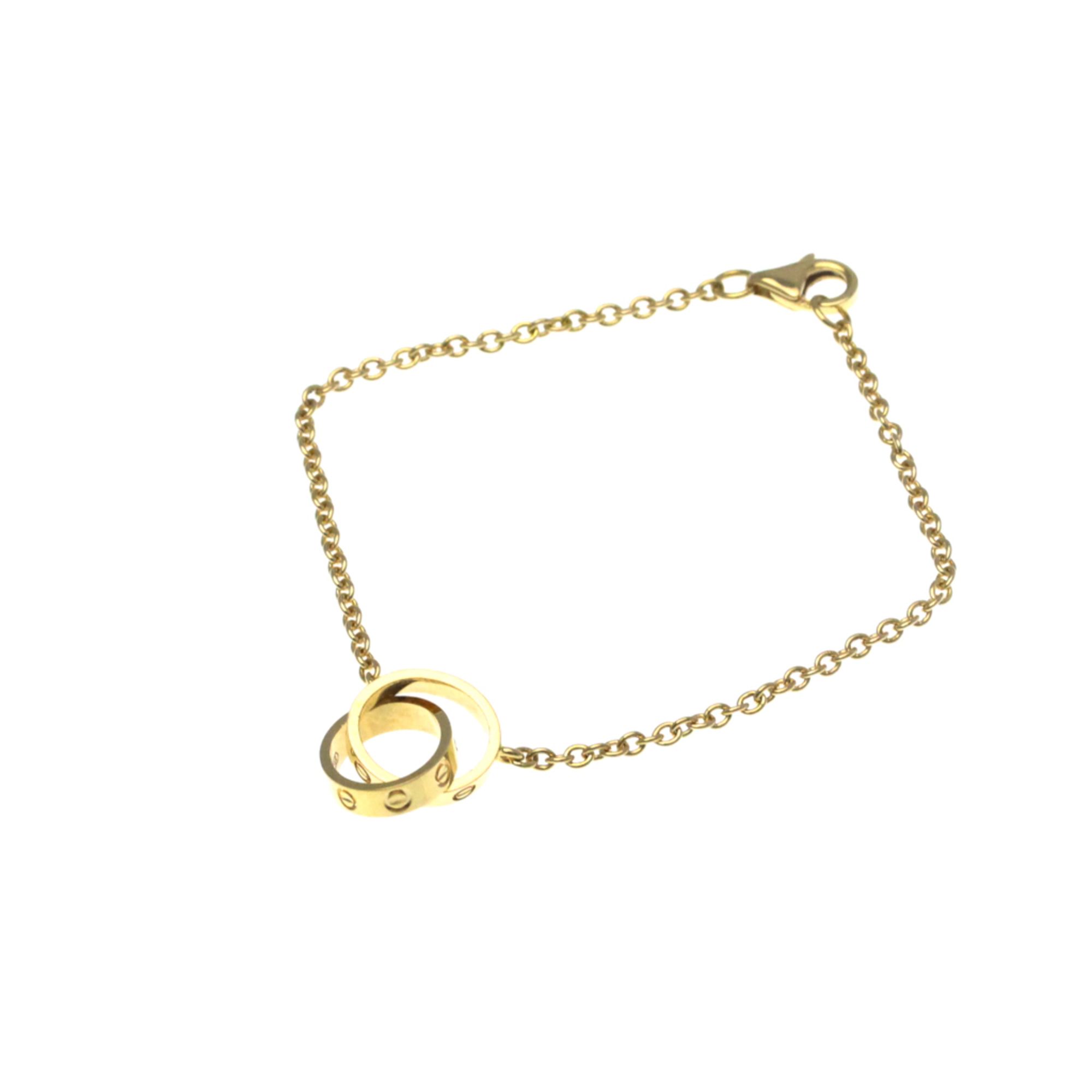 Cartier Baby Love Bracelet Pink Gold (18K) No Stone Charm Bracelet Pink Gold