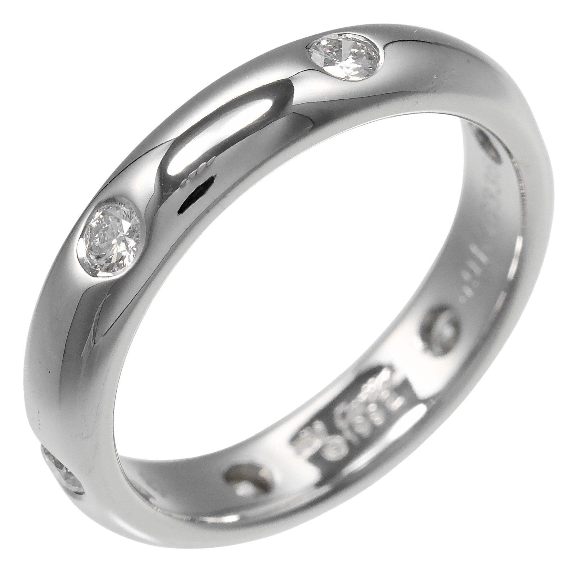 Cartier Stella Ring, Size 8.5, 18K White Gold with Diamonds, Approx. 4.62g