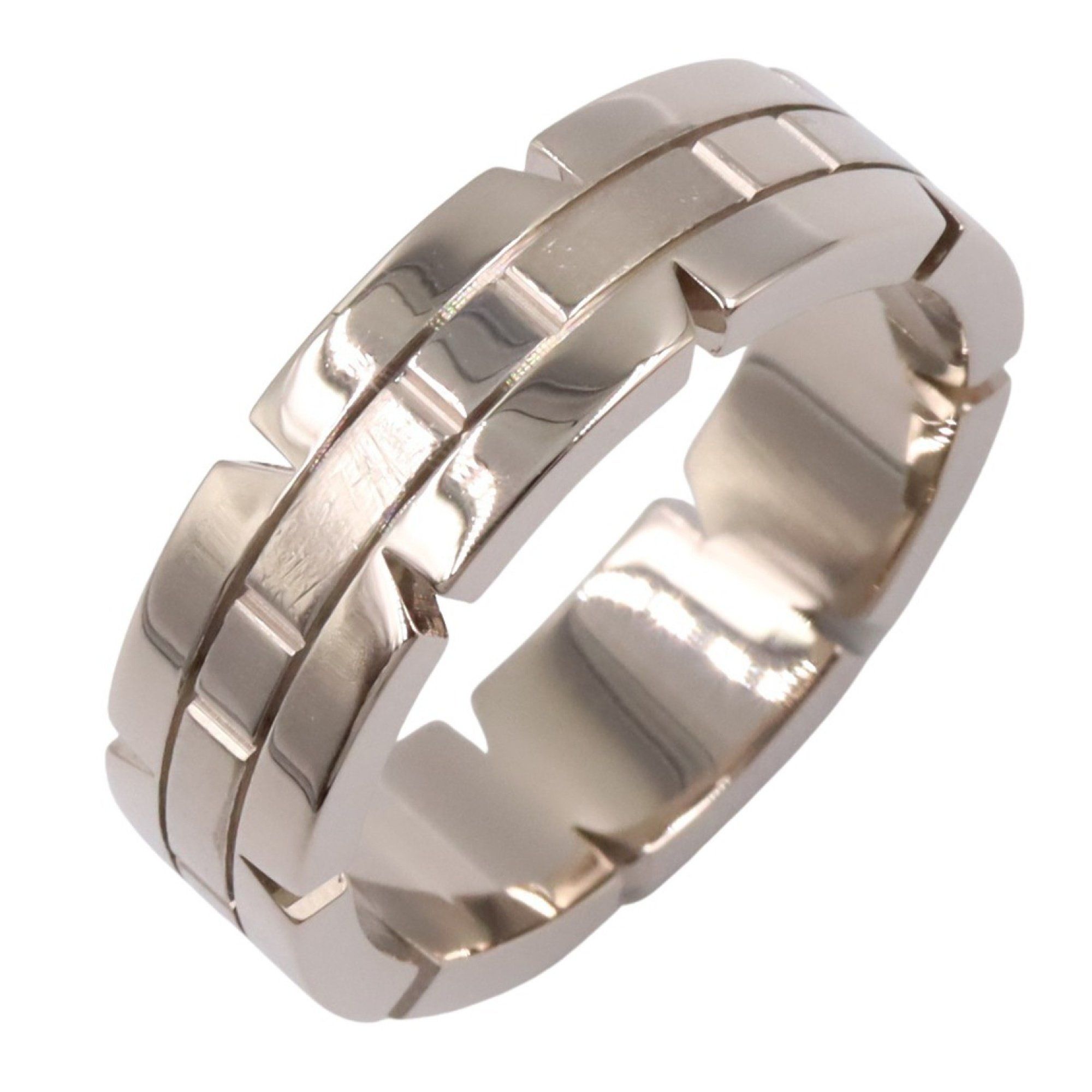 Cartier Tank Française Ring, 18K White Gold, for Men and Women, Silver