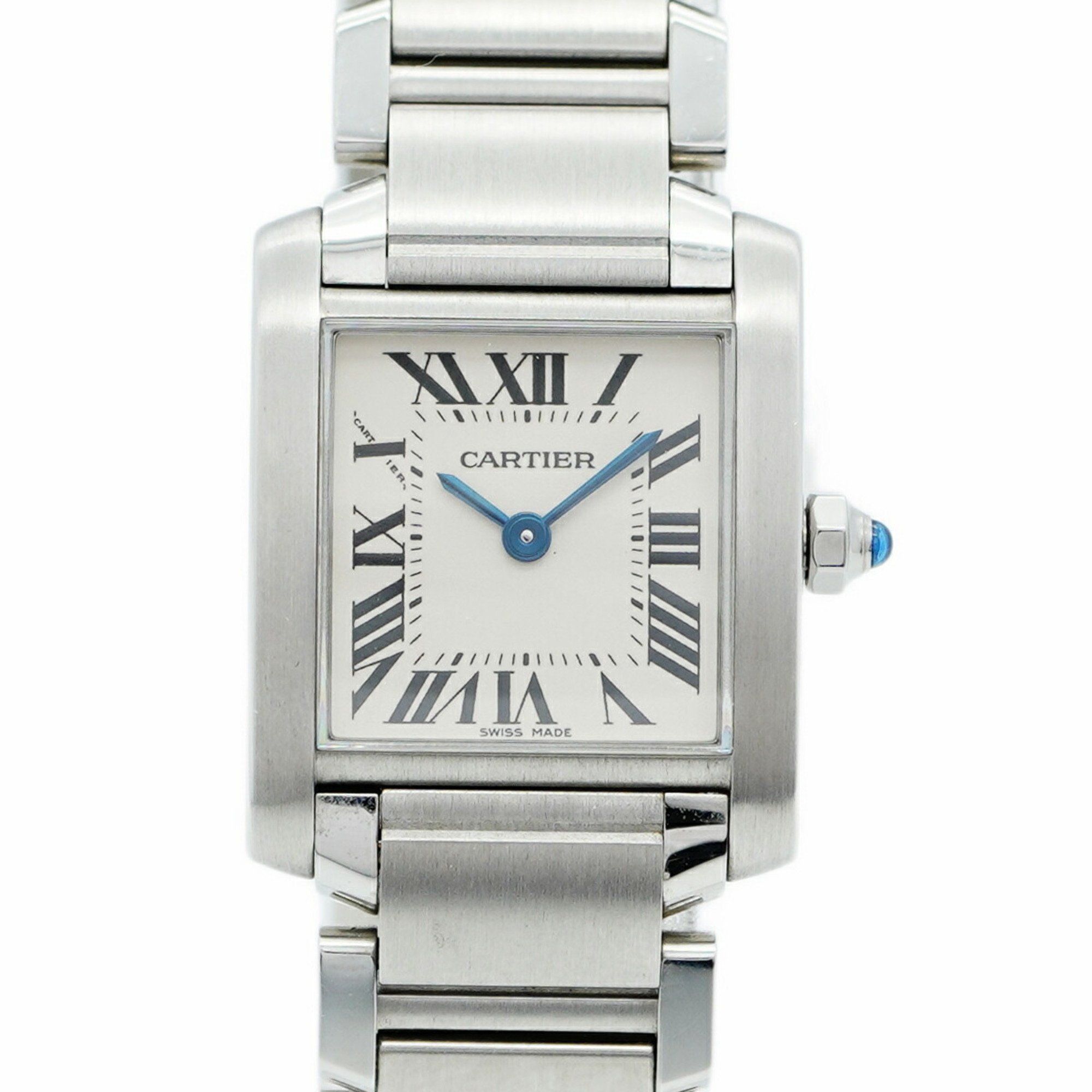 Cartier Tank Française SM W51008Q3 Ivory Dial Women's Watch