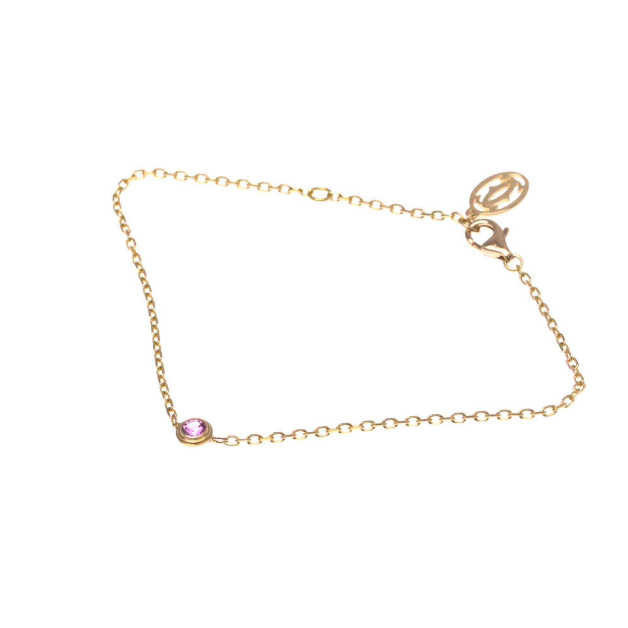 Cartier D'Amour Pink Sapphire Bracelet Pink Gold (18K) Sapphire Charm Bracelet Pink Gold