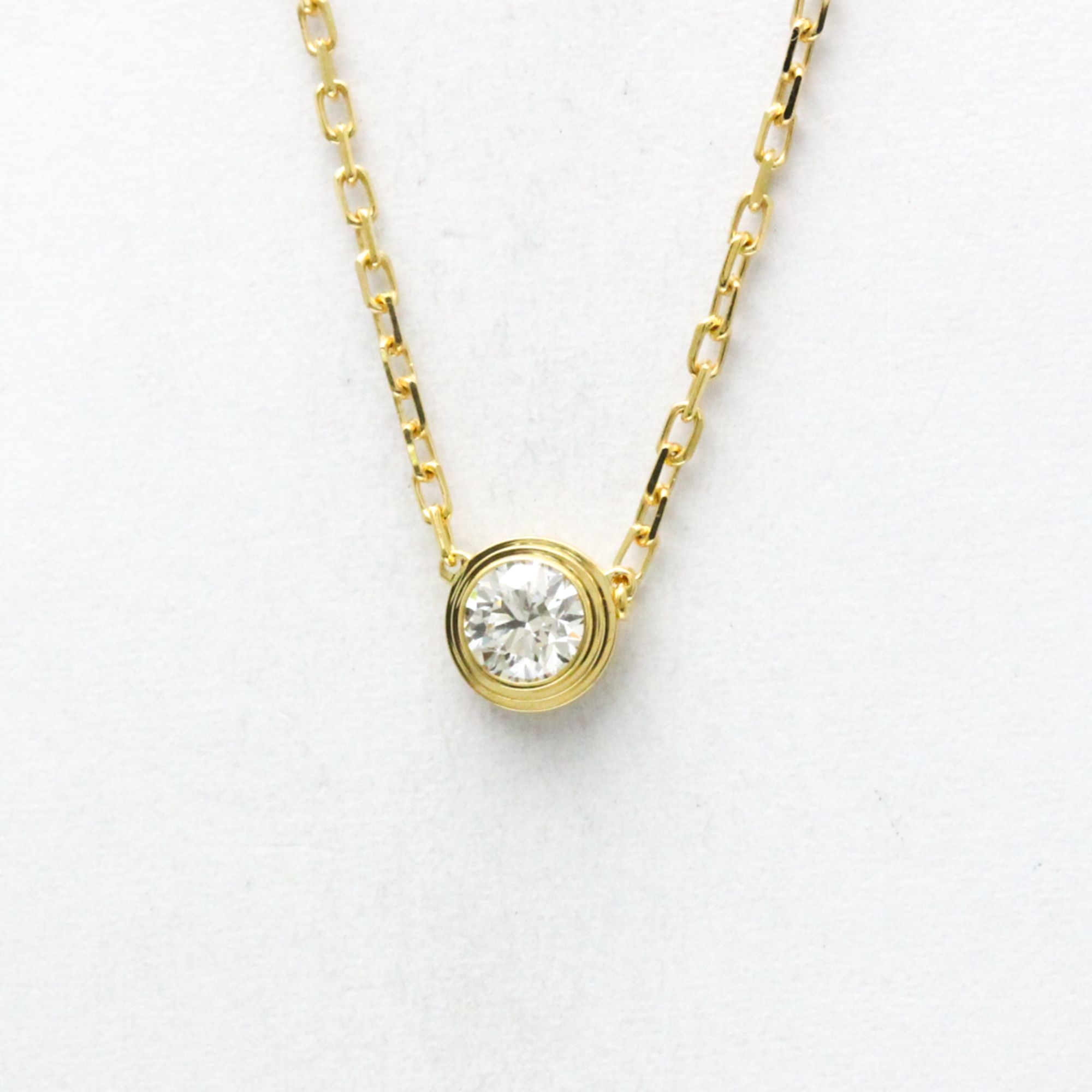 Cartier D'Amour Diamond Necklace LM Yellow Gold (18K) Diamond Men,Women Fashion Pendant Necklace (Go