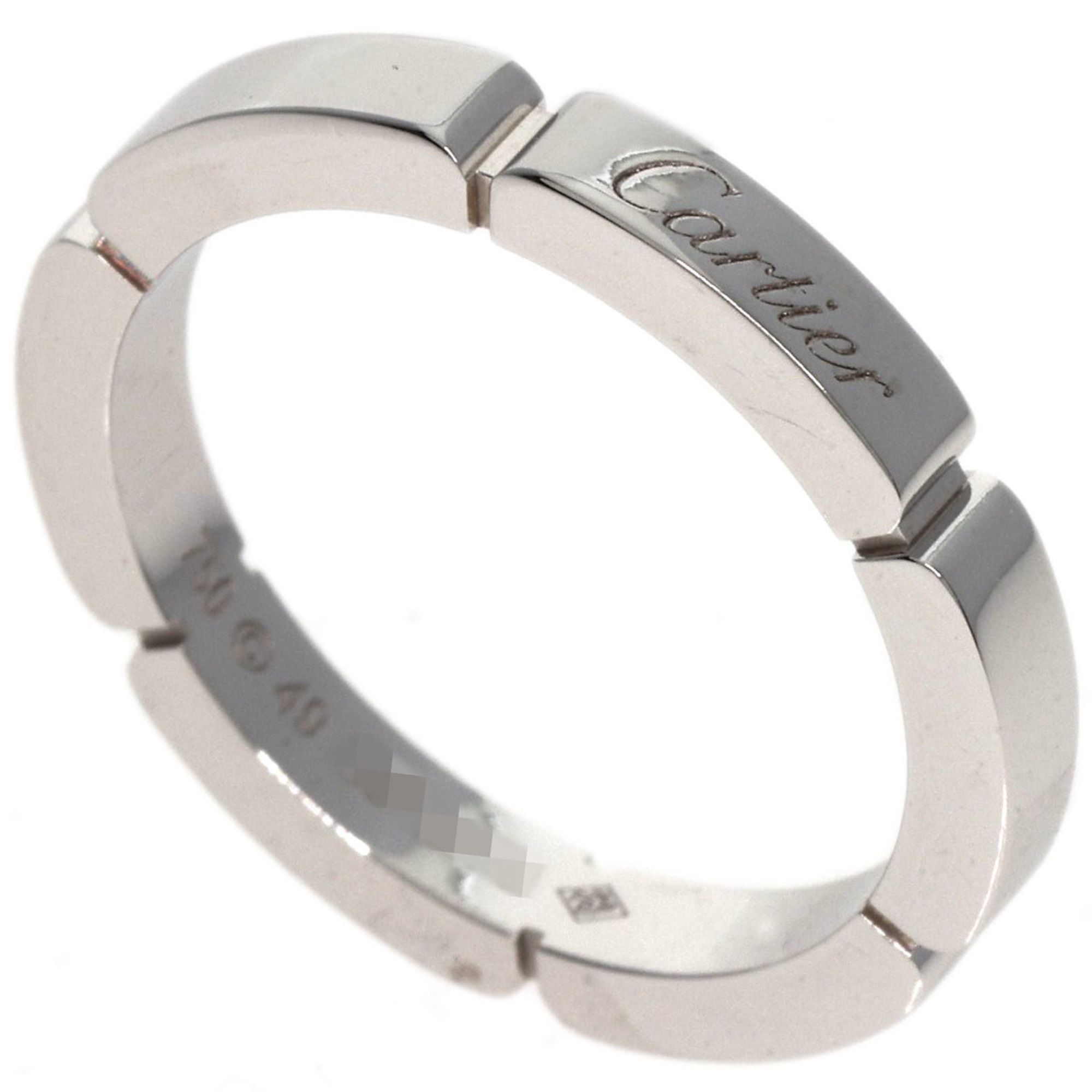 Cartier Maillon Panthère #49 Ring, 18K White Gold, Women's