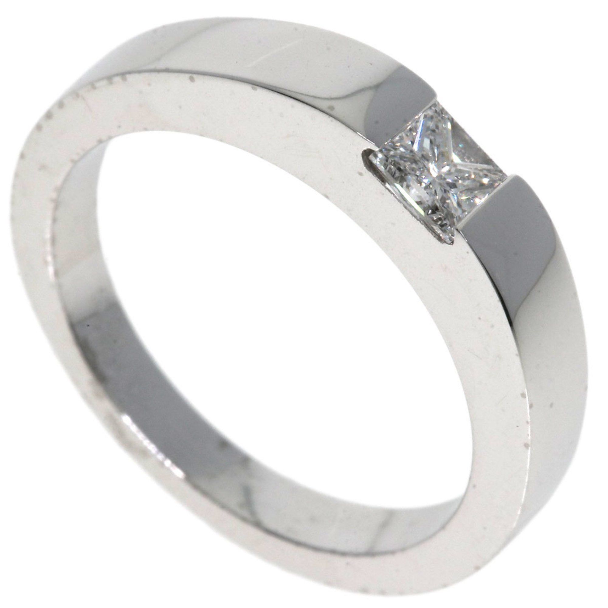 Cartier Tank Diamond #50 Ring in 18K White Gold for Women