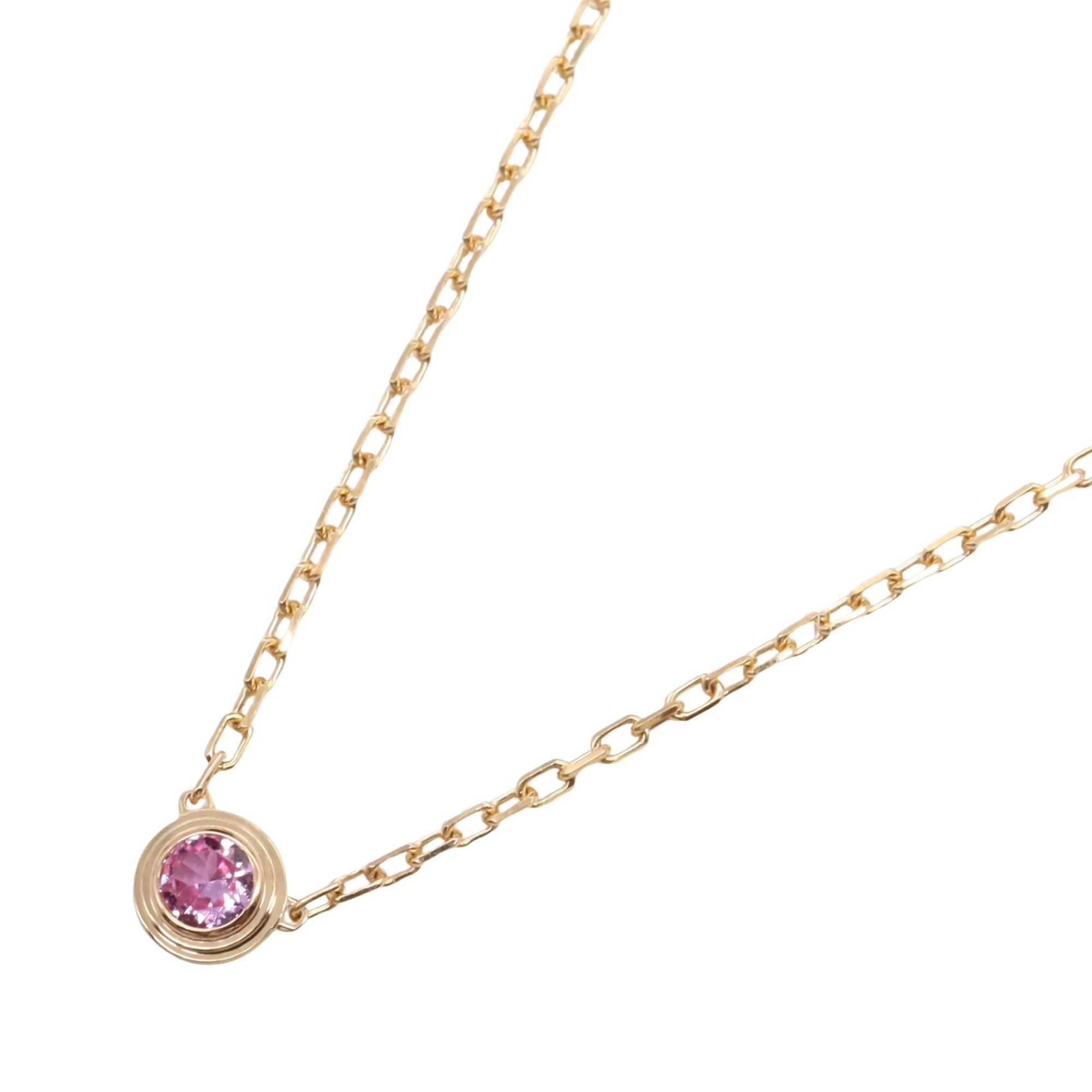 Cartier Amour Pink Sapphire Necklace, 18K Gold, Sapphire, Women's,