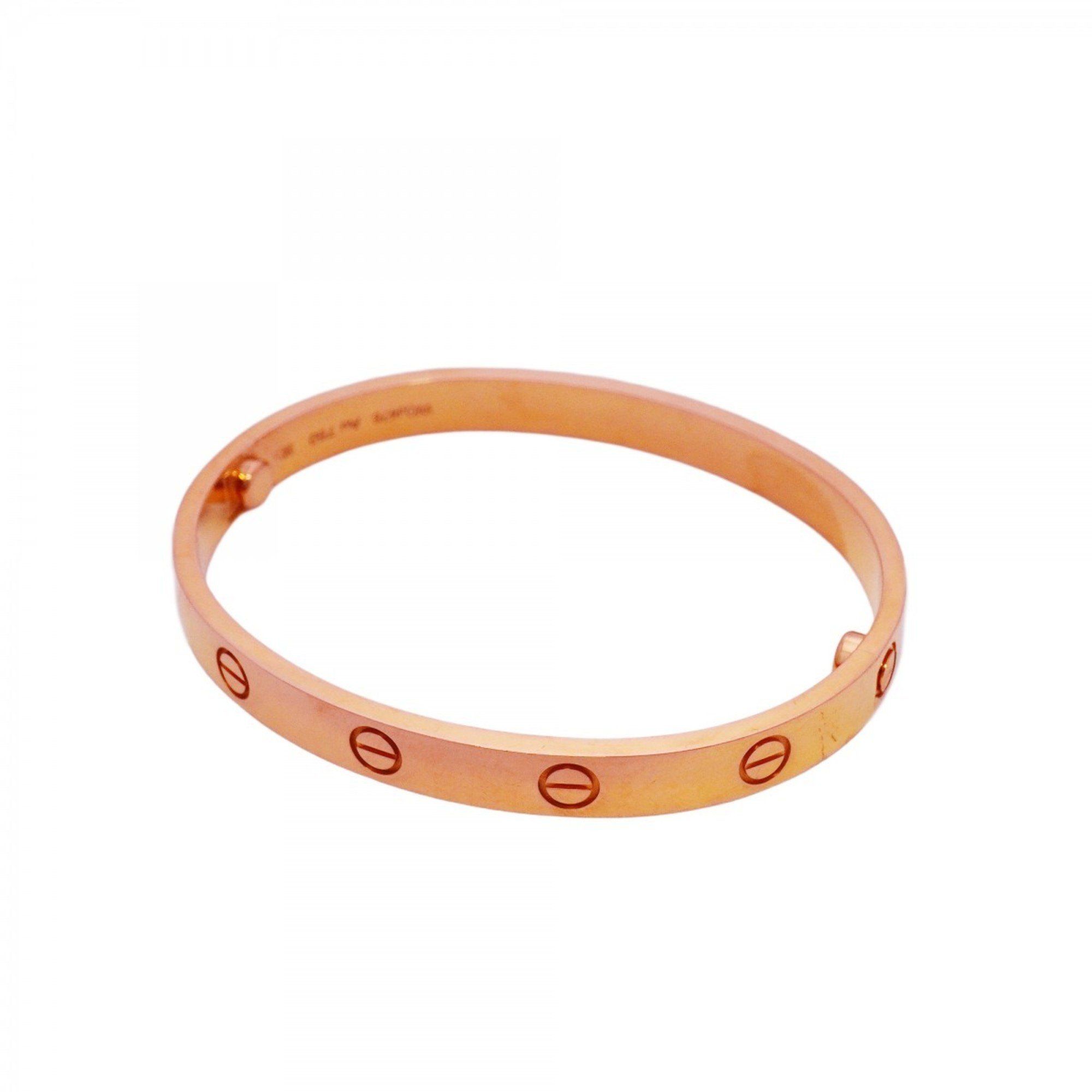 Cartier Love Bracelet Bangle in 18K Pink Gold for Women