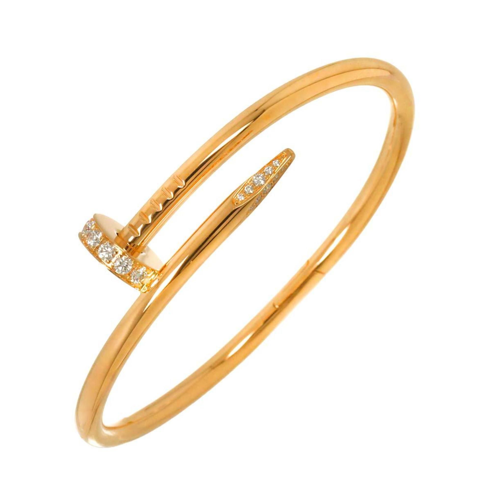 Cartier Juste Un Clou #15 Bracelet in 18K PG and Pink Gold with Diamonds (750)