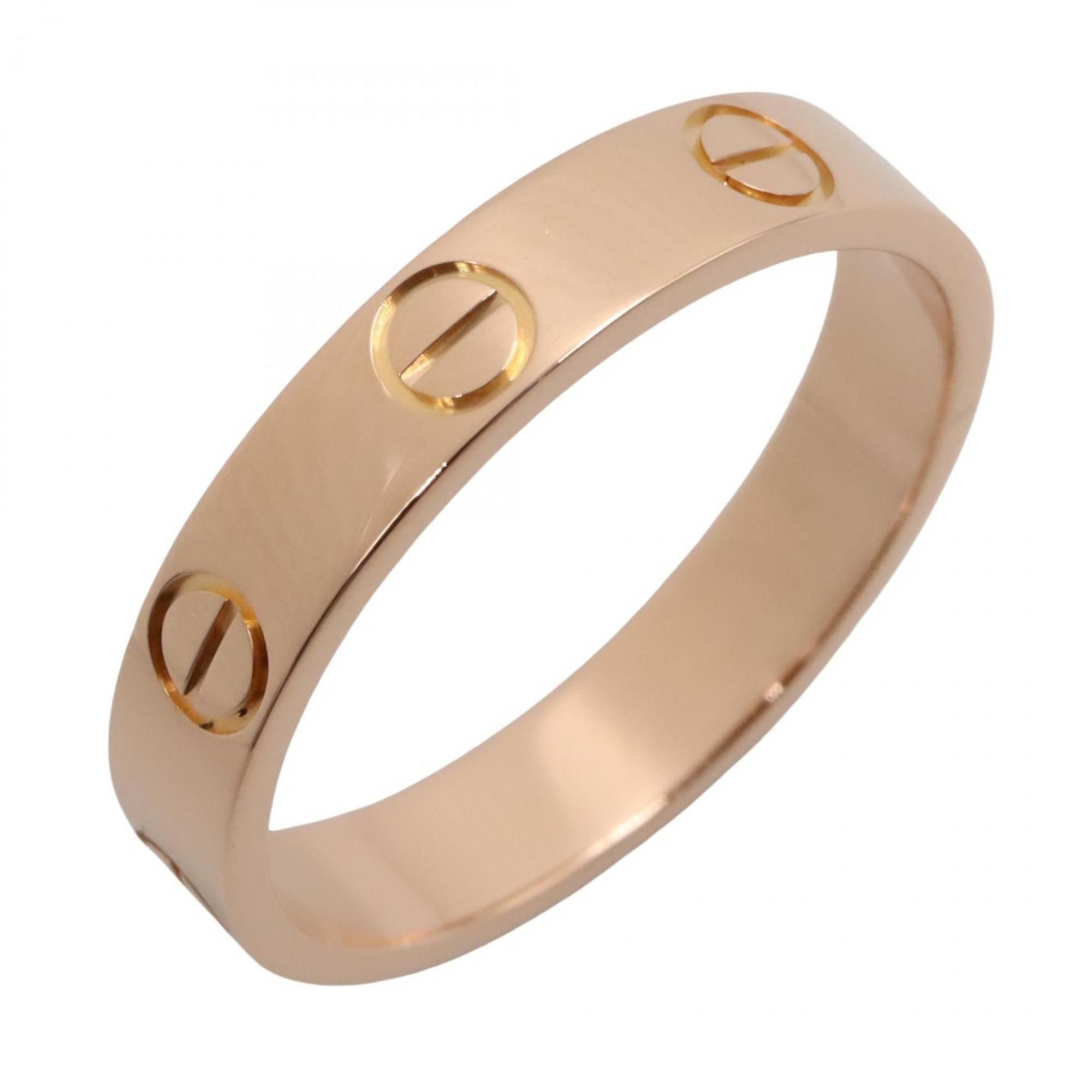 Cartier Mini Love Ring, 18K Pink Gold, Women's, B4085200