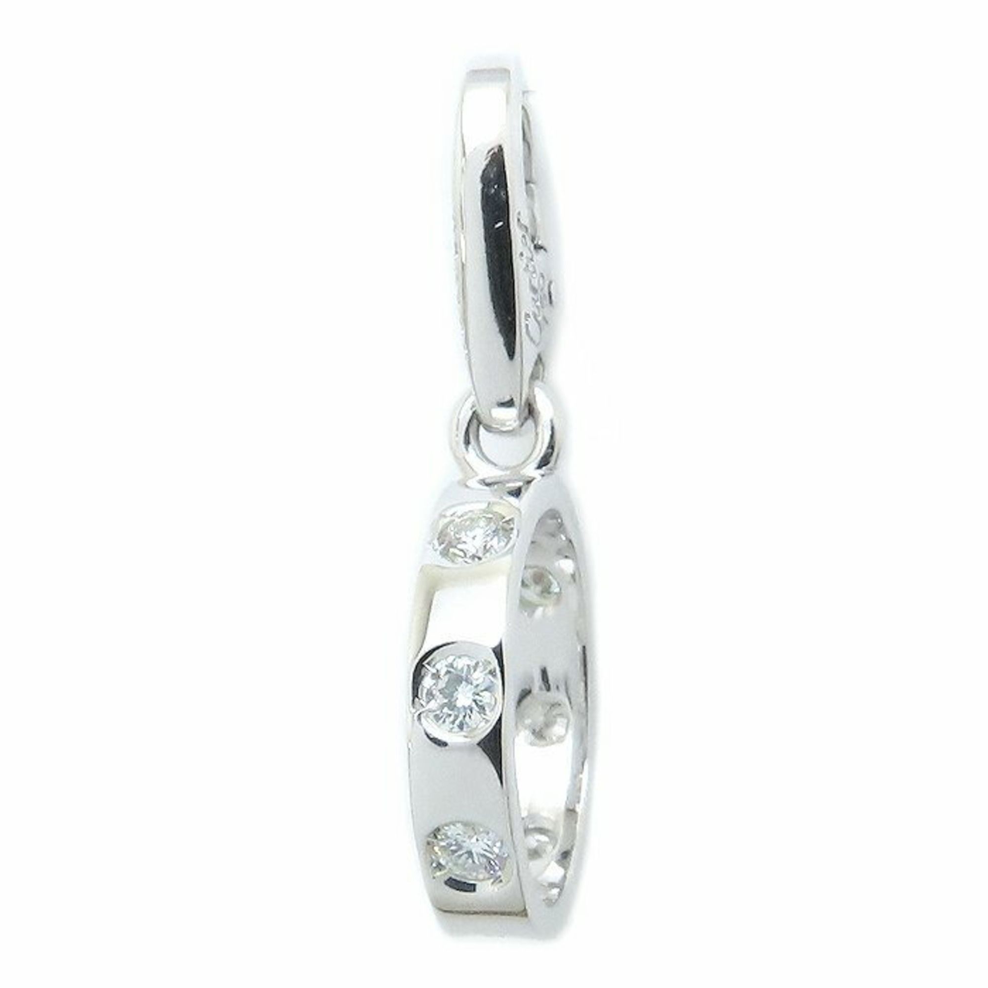 CARTIER Baby Love Charm Pendant with 7 Diamonds in 18K White Gold for Women, 294332