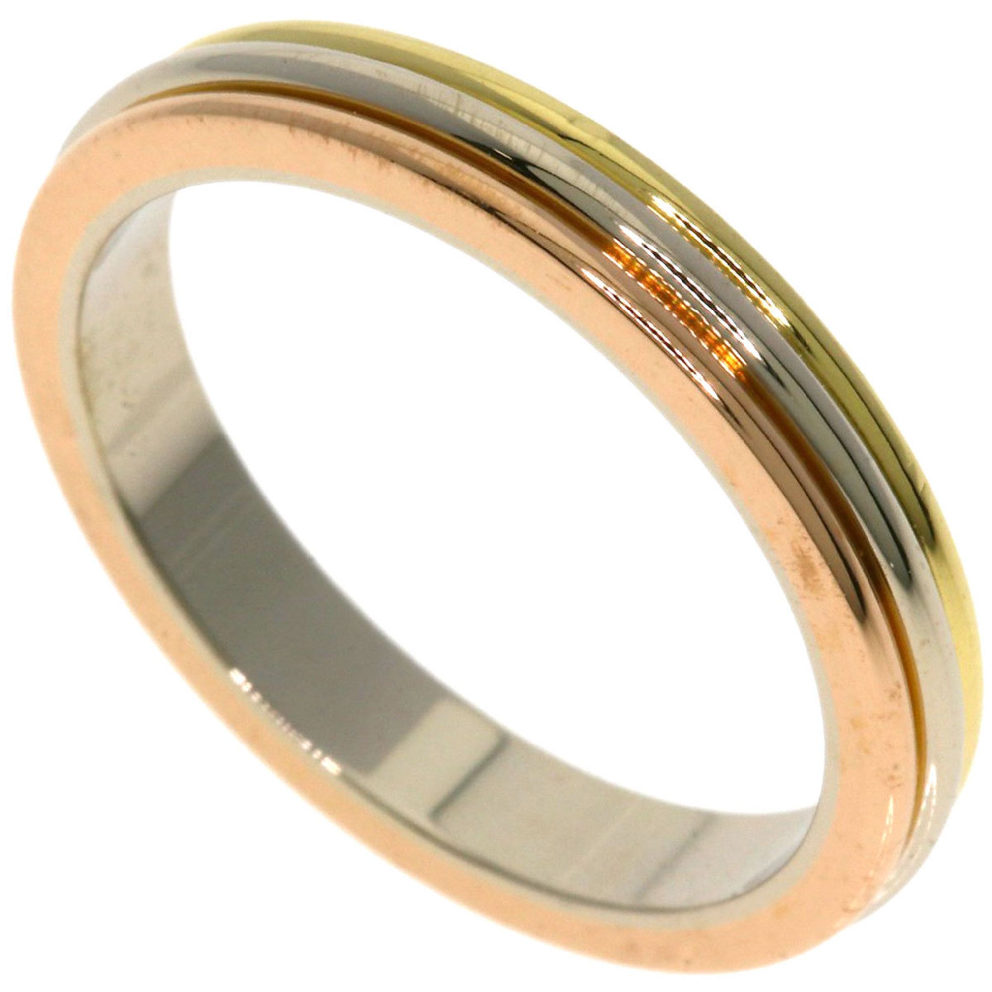 Cartier Three-Color #49 Ring, 18K Yellow Gold, K18PG, K18WG, Women's, CARTIER
