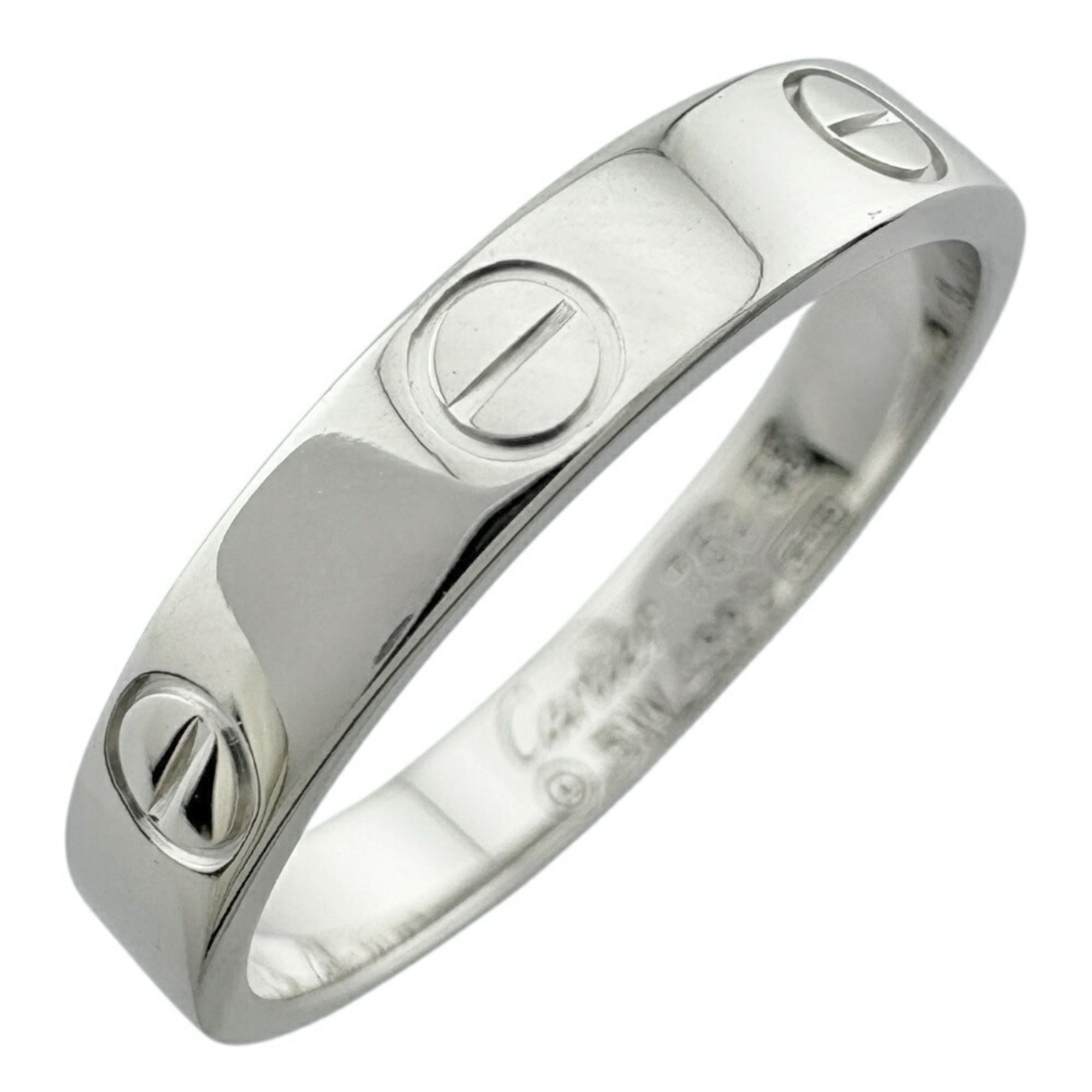 Cartier Mini Love Ring, size 15.5, 18K, Women's, CARTIER BRJ10000000143543