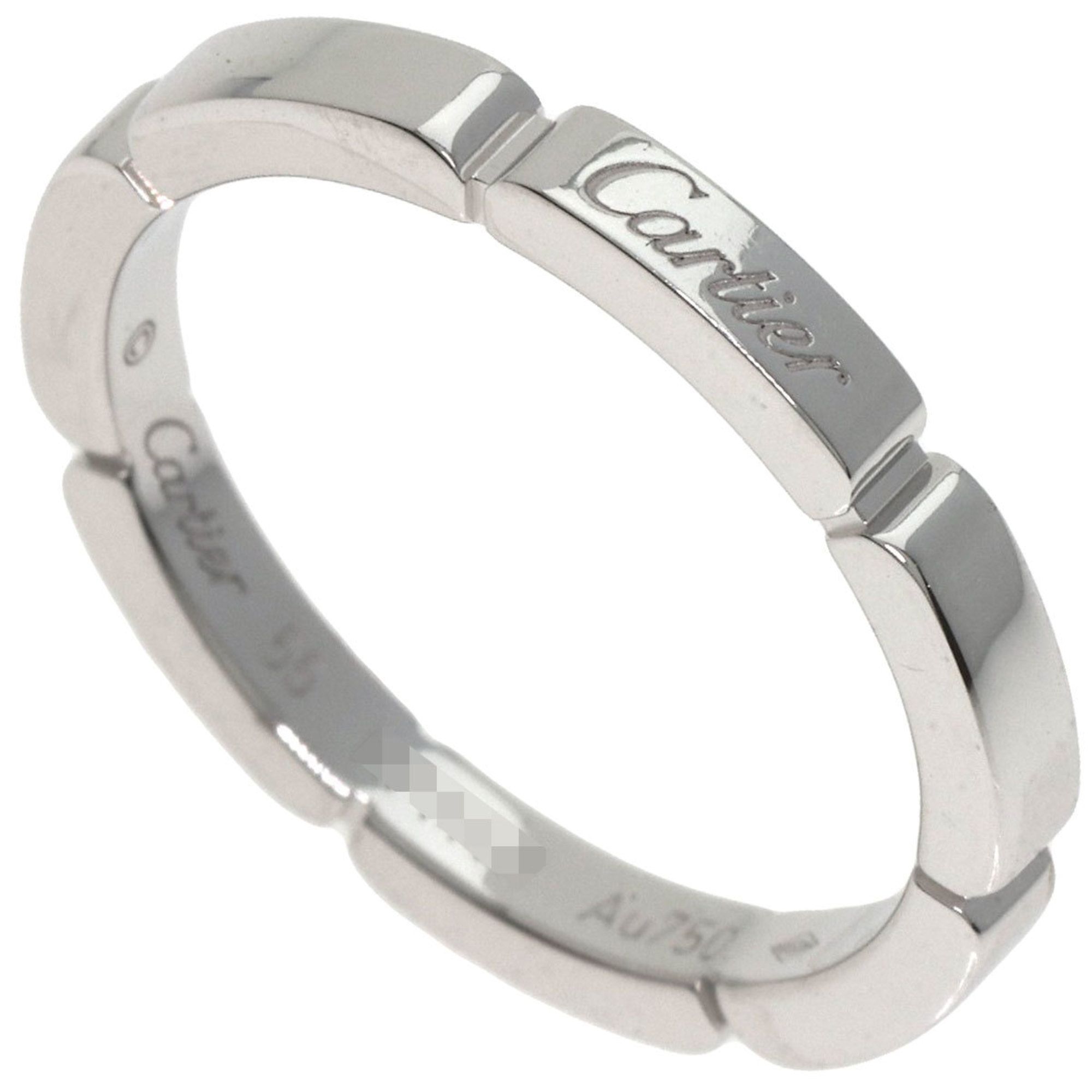 Cartier Maillon Panthère #55 Ring in 18K White Gold for Women