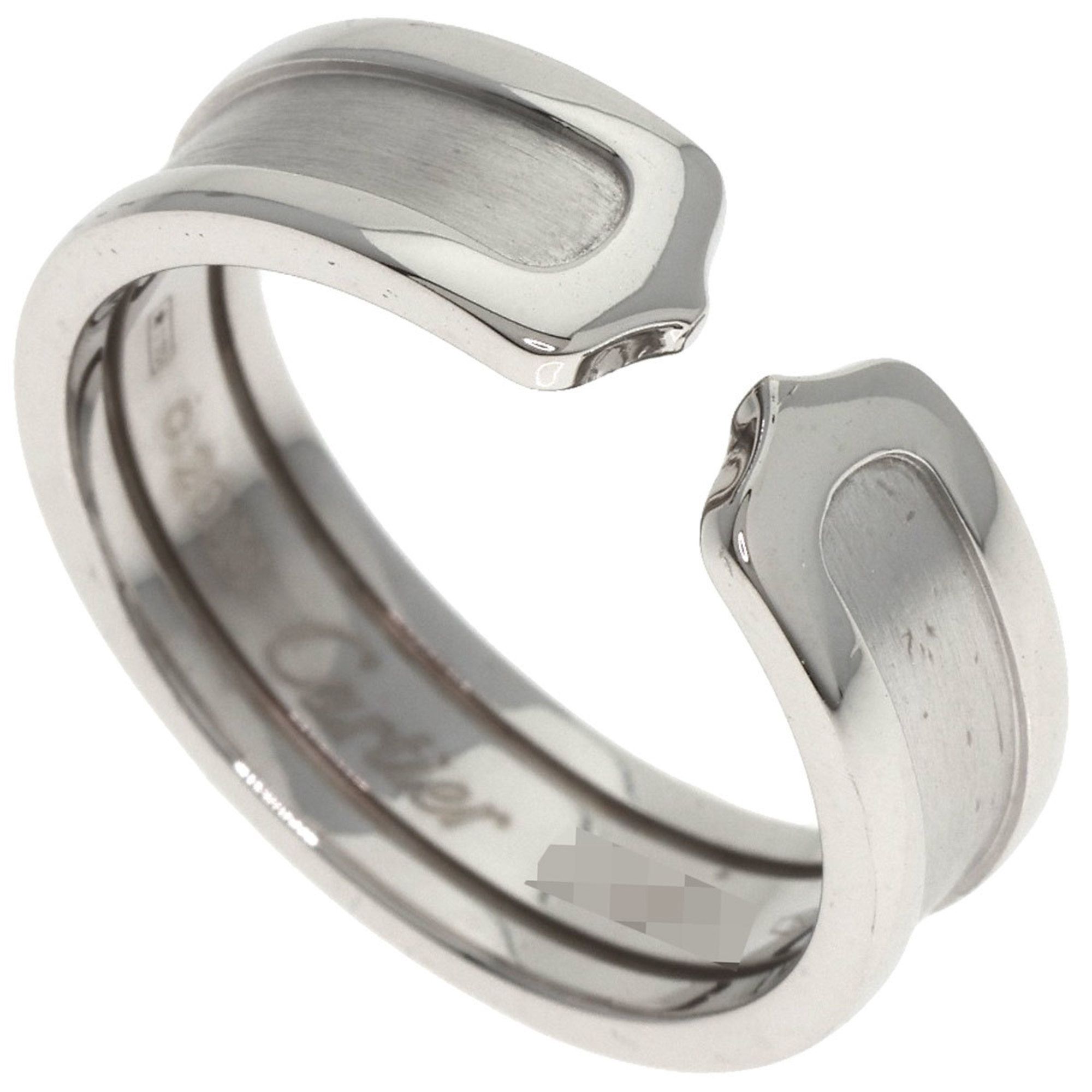 Cartier C2 SM #59 Ring, 18K White Gold, Women's