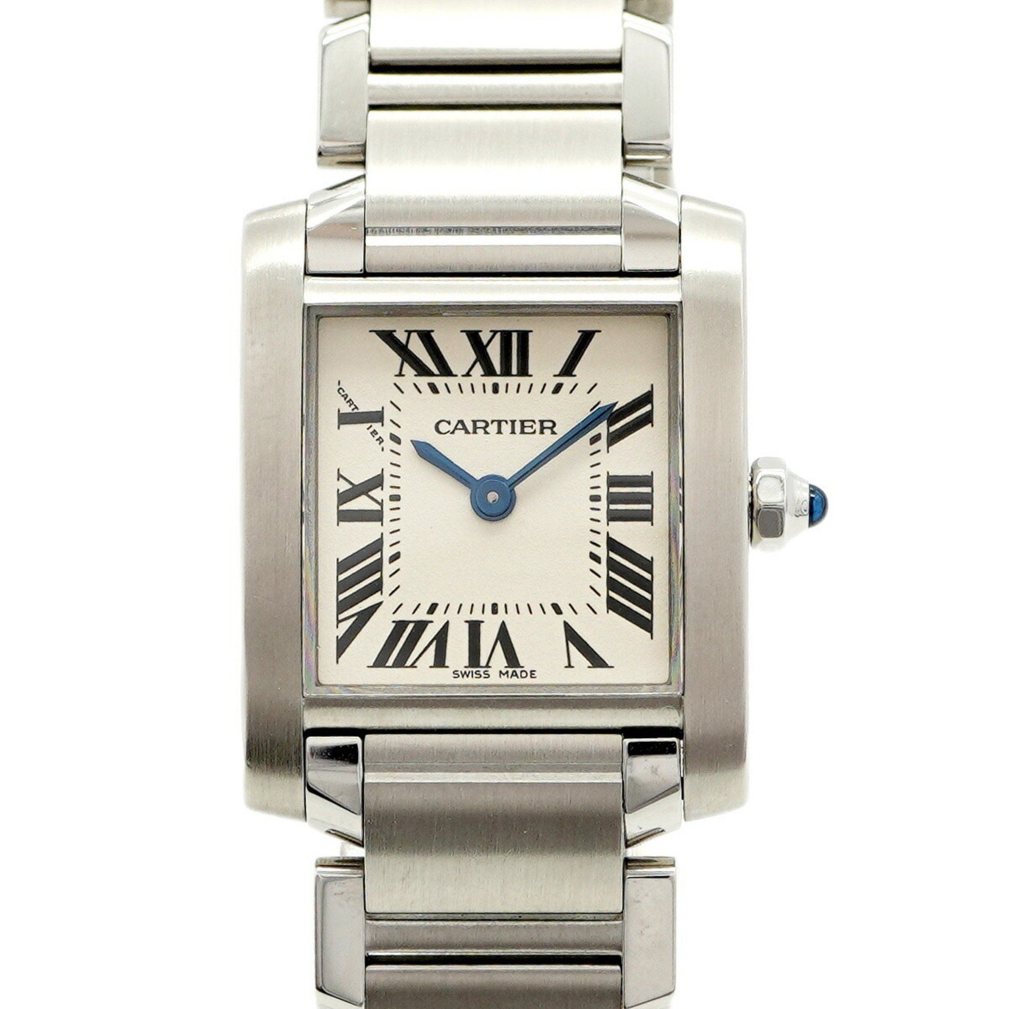 Cartier Tank Française SM W51008Q3 Ivory Dial Women's Watch