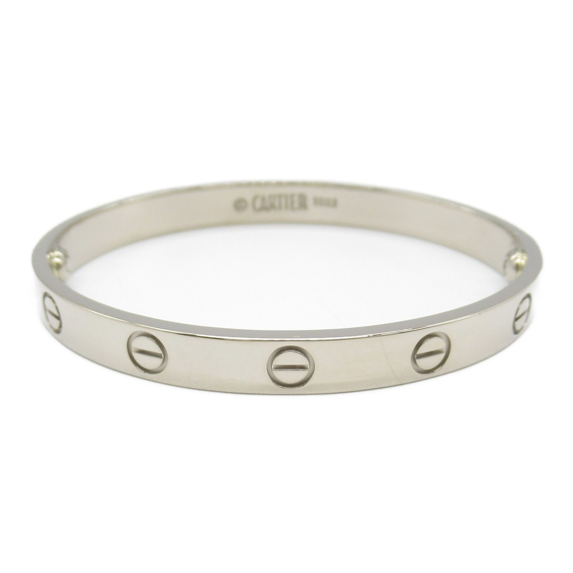 Cartier Love Bracelet, 18K White Gold, Silver, for Women
