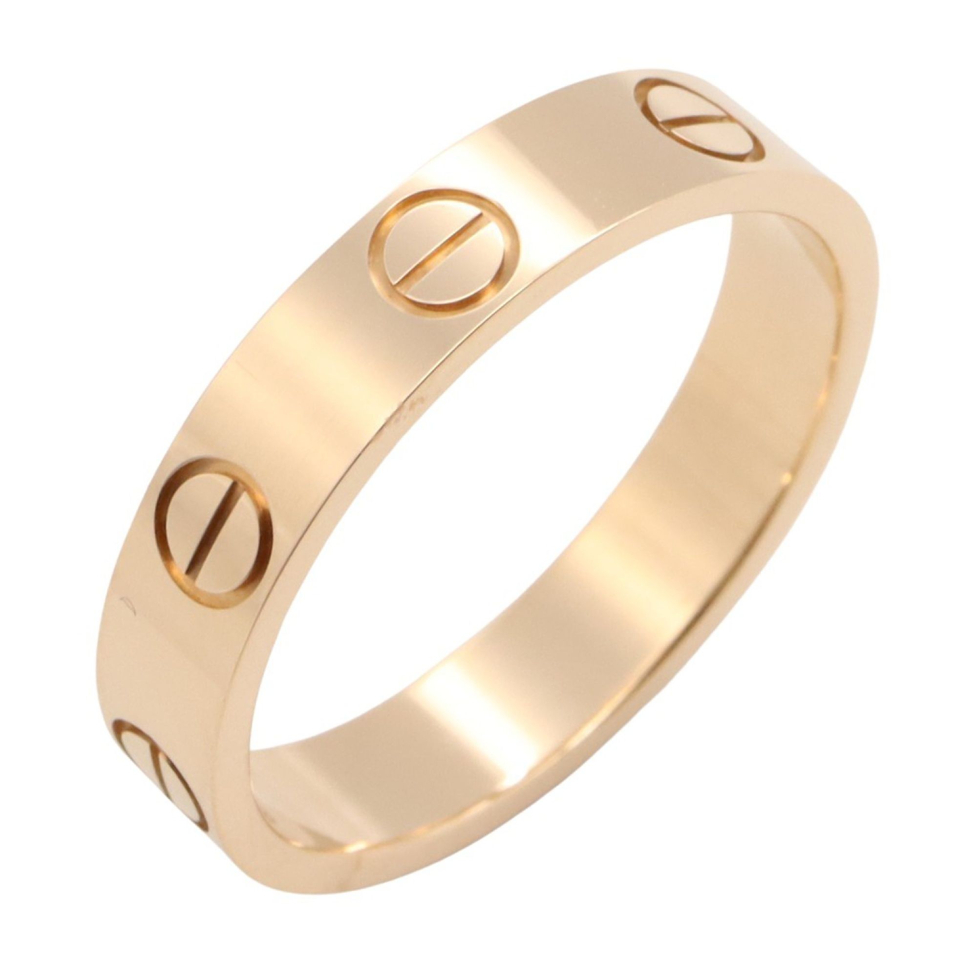 Cartier Mini Love Ring, 18K Pink Gold (K18PG) for Women