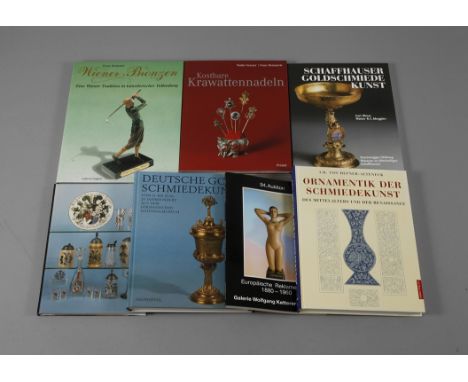 Konvolut Fachbücher KunsthandwerkWiener Bronzen, Ernst Hrabalek (1991); Kostbare Krawattennadeln, Grasser und Hemmerle (1999)