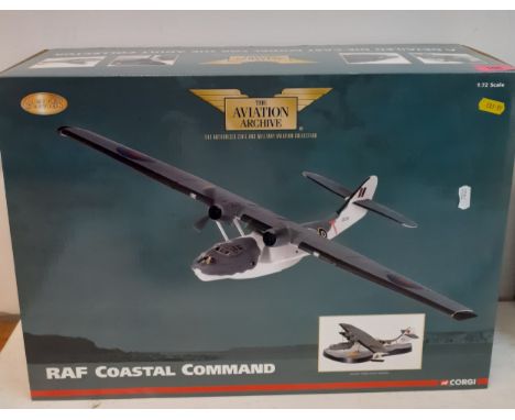 Corgi-Aviation Archive, a limited edition diecast model aircraft, RAF Coastal Command, 1:72 scale, appears to be in mint cond