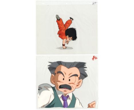 Set of 2 cels: Series: Dragon Ball Z / Dragon Ball GT Studio: Toei Animation Date: 1989-1996 / 1996-1997 Condition: Stuck to 