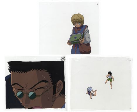 Set of 3 cels: Series: Hunter x Hunter Production Studio: Nippon Animation Date: 1999-2001 Condition: Sketch. Ref: DGM957 / D