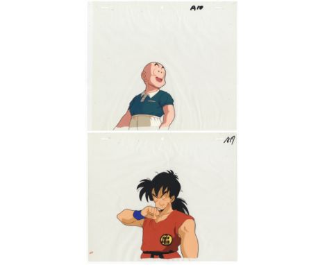 Set of 2 cels: Series: Dragon Ball Z Studio: Toei Animation Date: 1989-1996 Condition: Stuck to paper, sketch. Ref: DGM501 / 