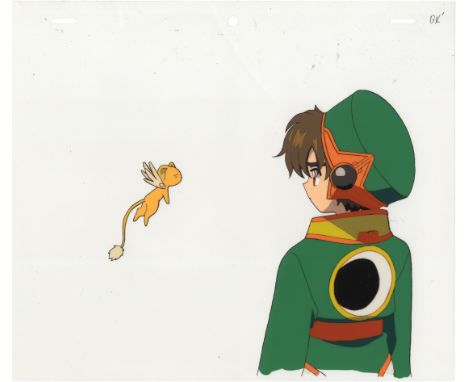 Character: Syaoran Li and Cerberus Series: Cardcaptor Sakura Studio: Madhouse Date: 1998-2000 Condition: Sketch. Ref: DGM204
