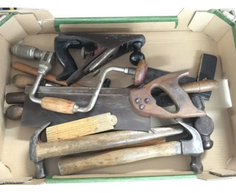 A Collection of Vintage wood working Tools.
