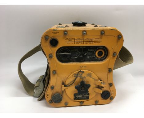 A US Army signal corps radio transmitter BC 778-E, Bendix Aviation Corporation, possibly 1960s Cold War period.