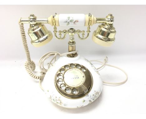 A Royal Albert rotary phone.