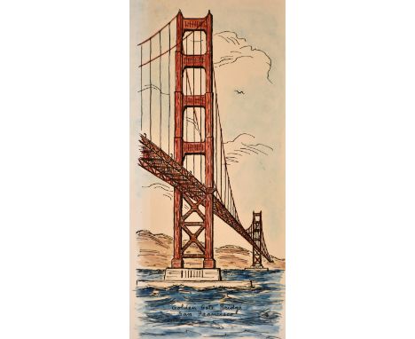 Frank Duarte (1909-1997) American, Three prints depicting iconographic images of San Francisco 'Chinatown', 'Fisherman's Whar