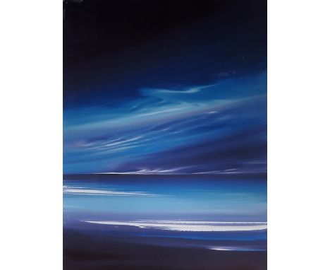 Jonathan Shaw (b.1959), Indigo Skies 1, limited edition print 13/15, 64cm x 48cm, framed
